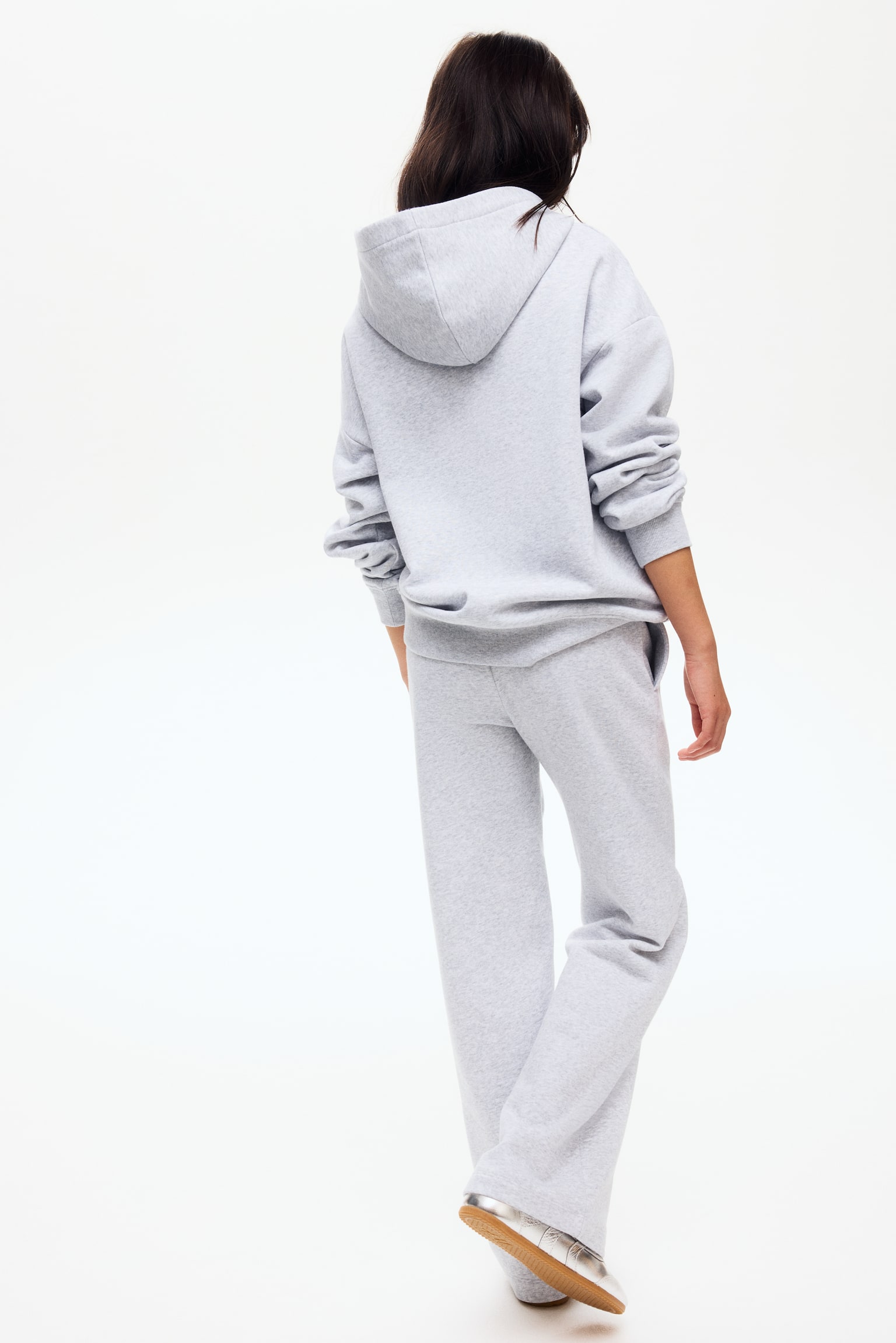 Wide brushed-inside joggers - Light grey marl/Cinnamoroll/Cream/Snoopy/Purple/SmileyWorld®/Light blue/Pompompurin/Dark grey/SmileyWorld® - 5