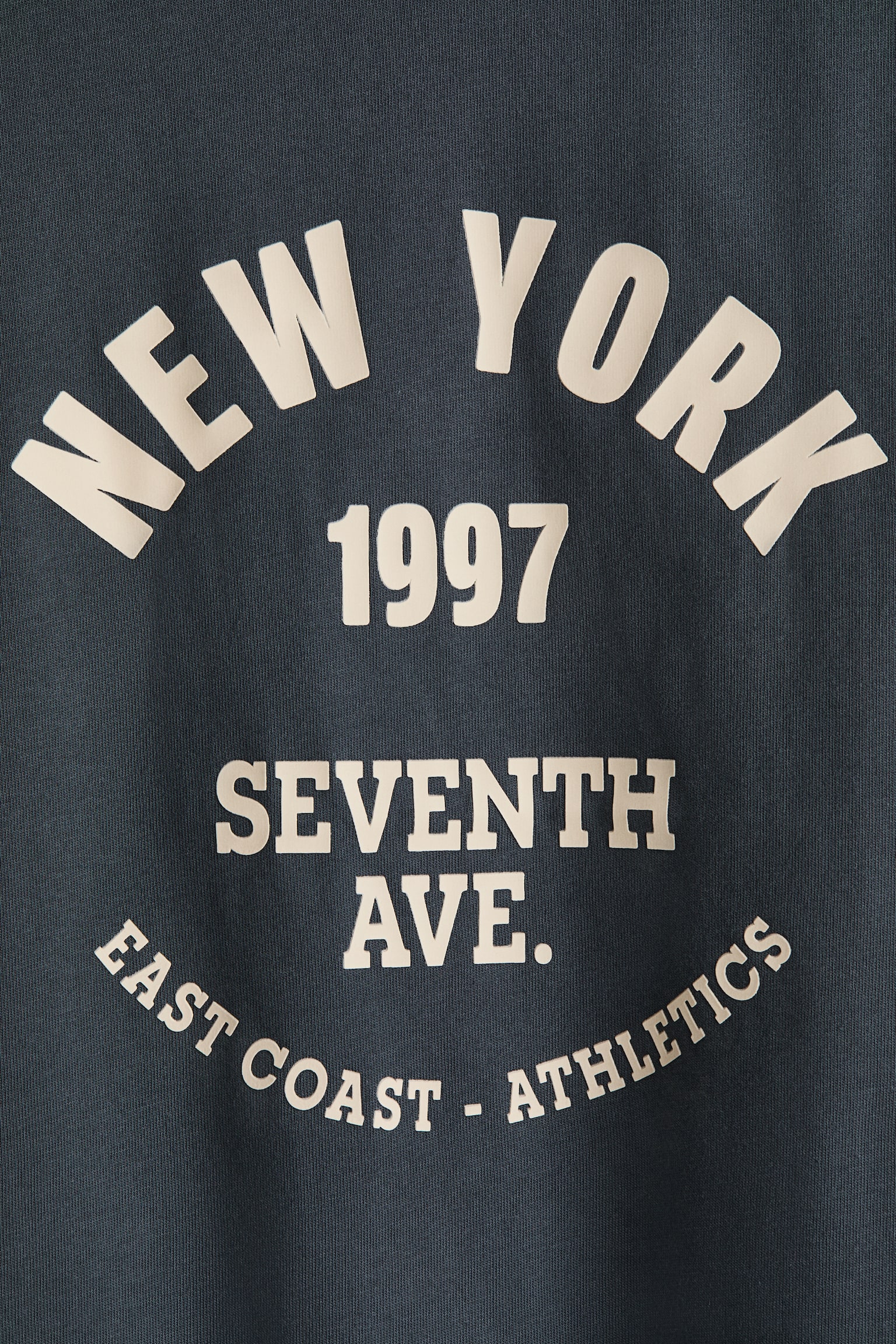 Áo thun cotton in hoạ tiết - Màu xám đậm/New York/Màu trắng/Original/Màu xanh lá/Fairfax Avenue - 2