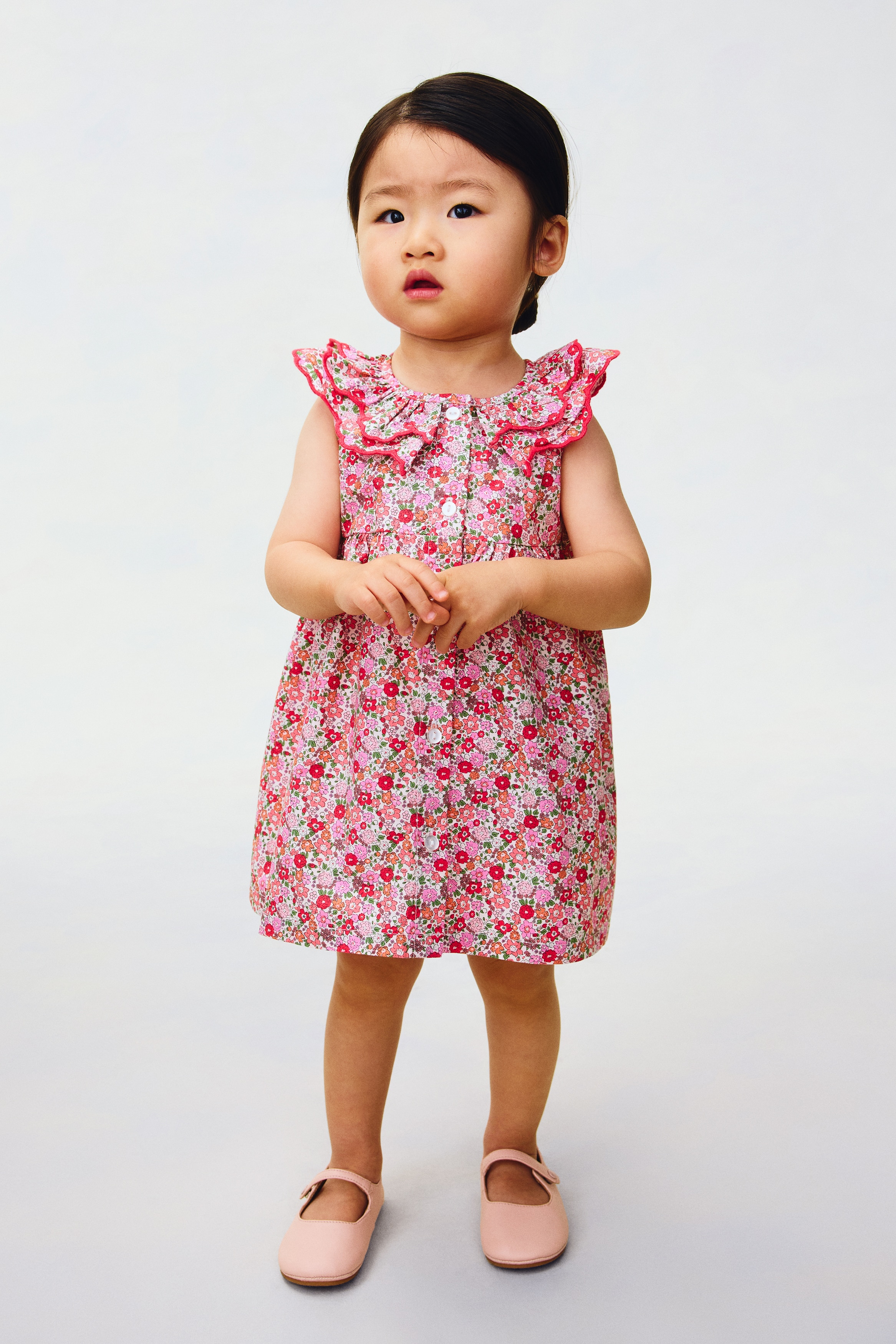 2-Piece Printed Cotton Set - Pink/floral