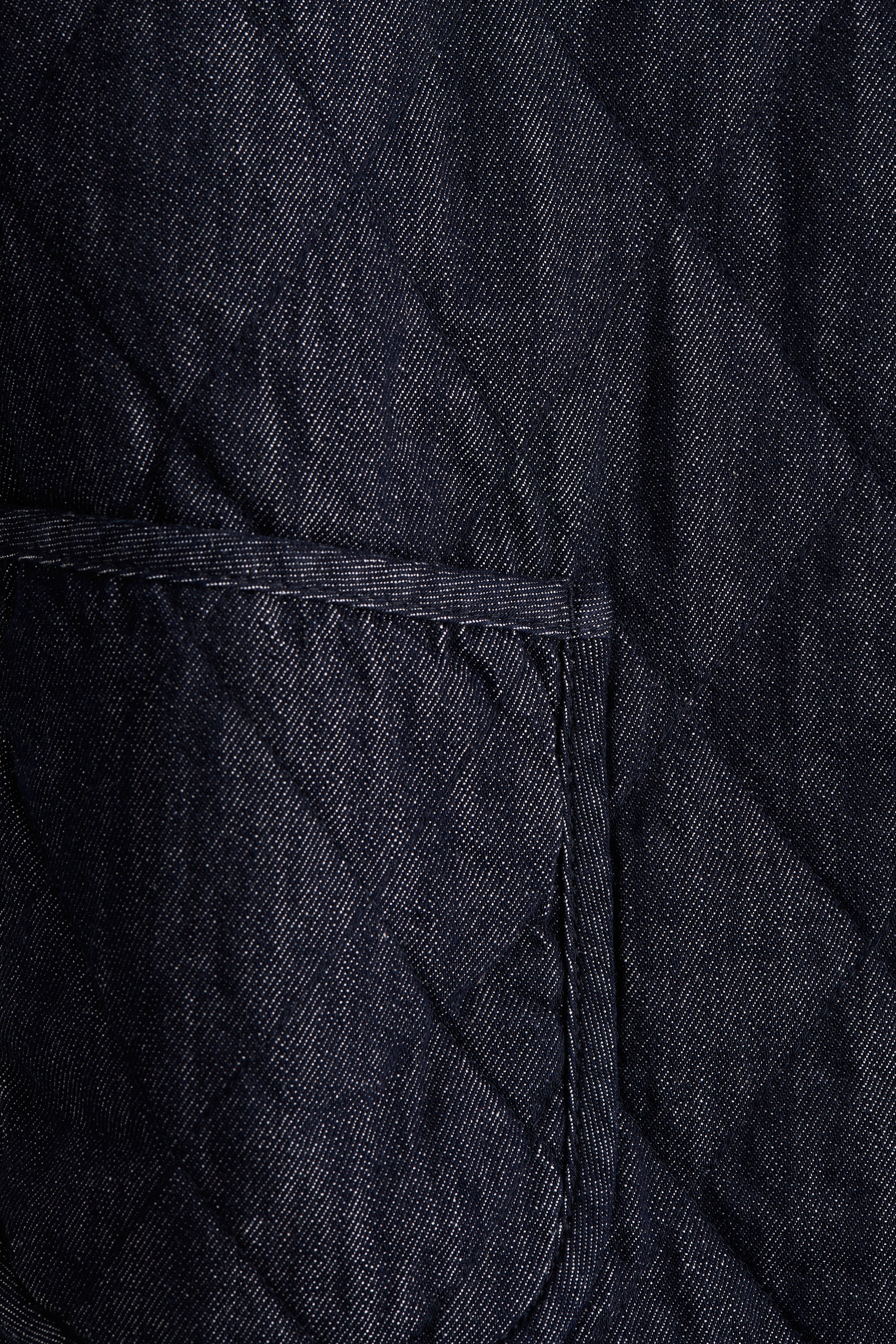 Quilted denim jacket