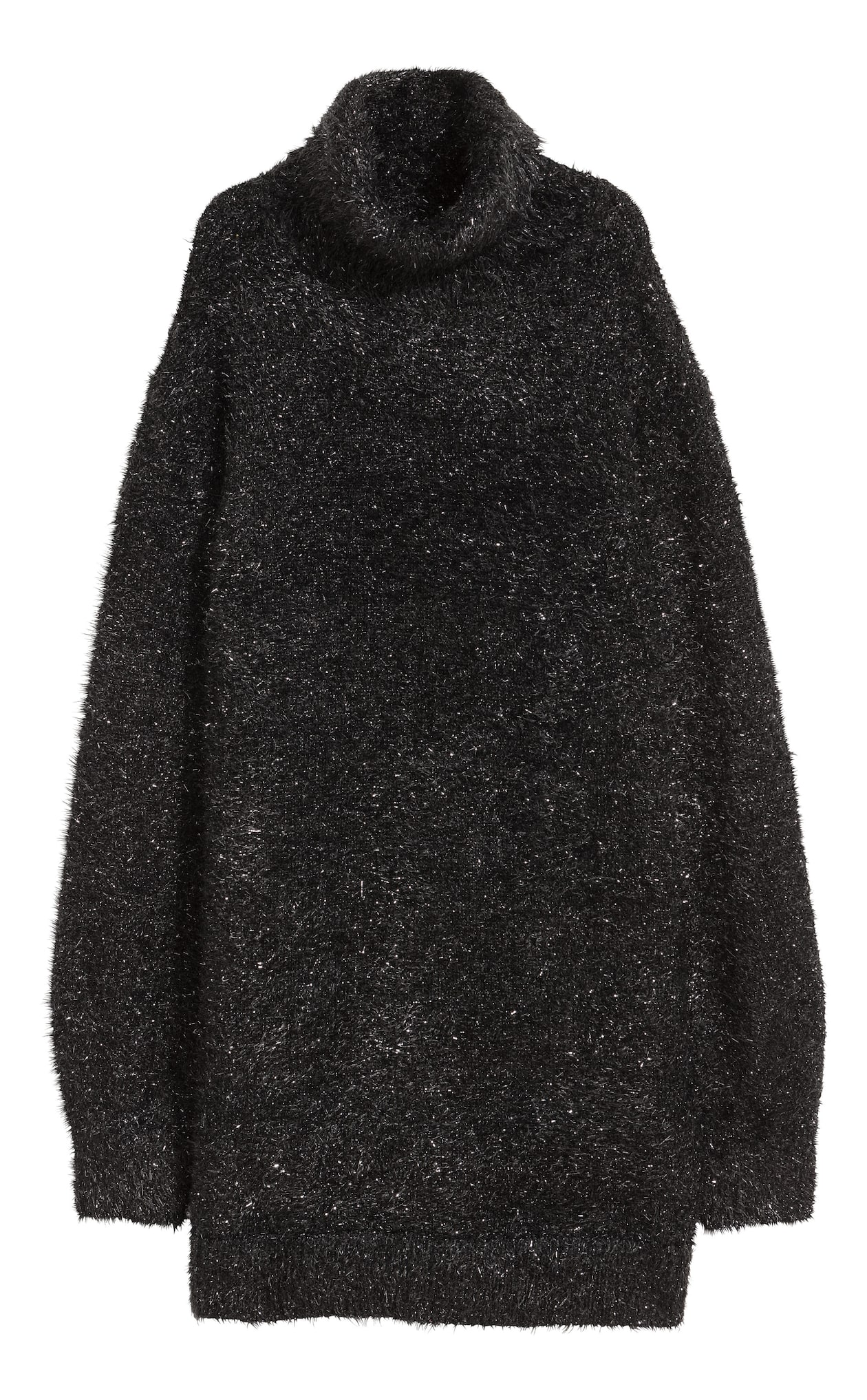 knitted polo neck dress h&m Women's Black polo-neck HIGHLIGHTS