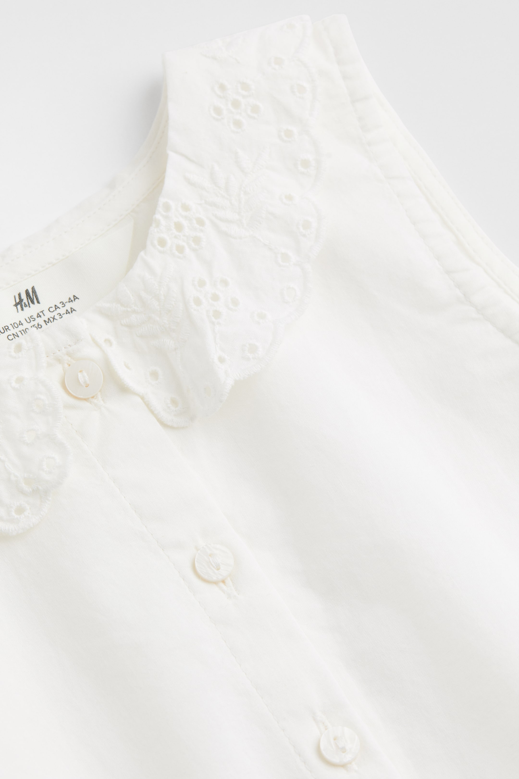 View larger image: Collared blouse - White - Kids | H&M IN 2