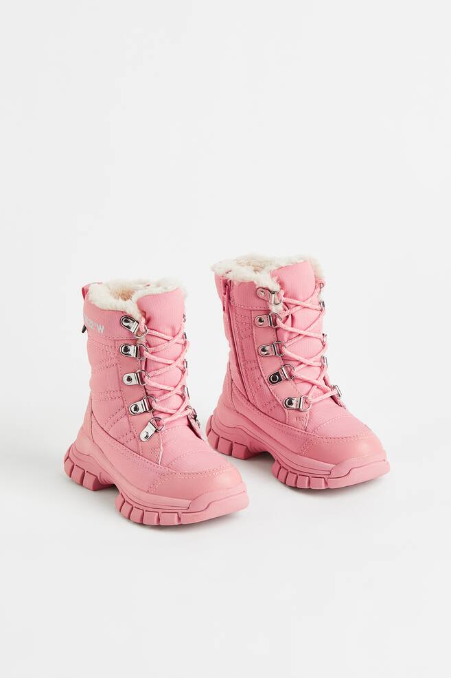 Waterproof winter boots - Old rose - 1