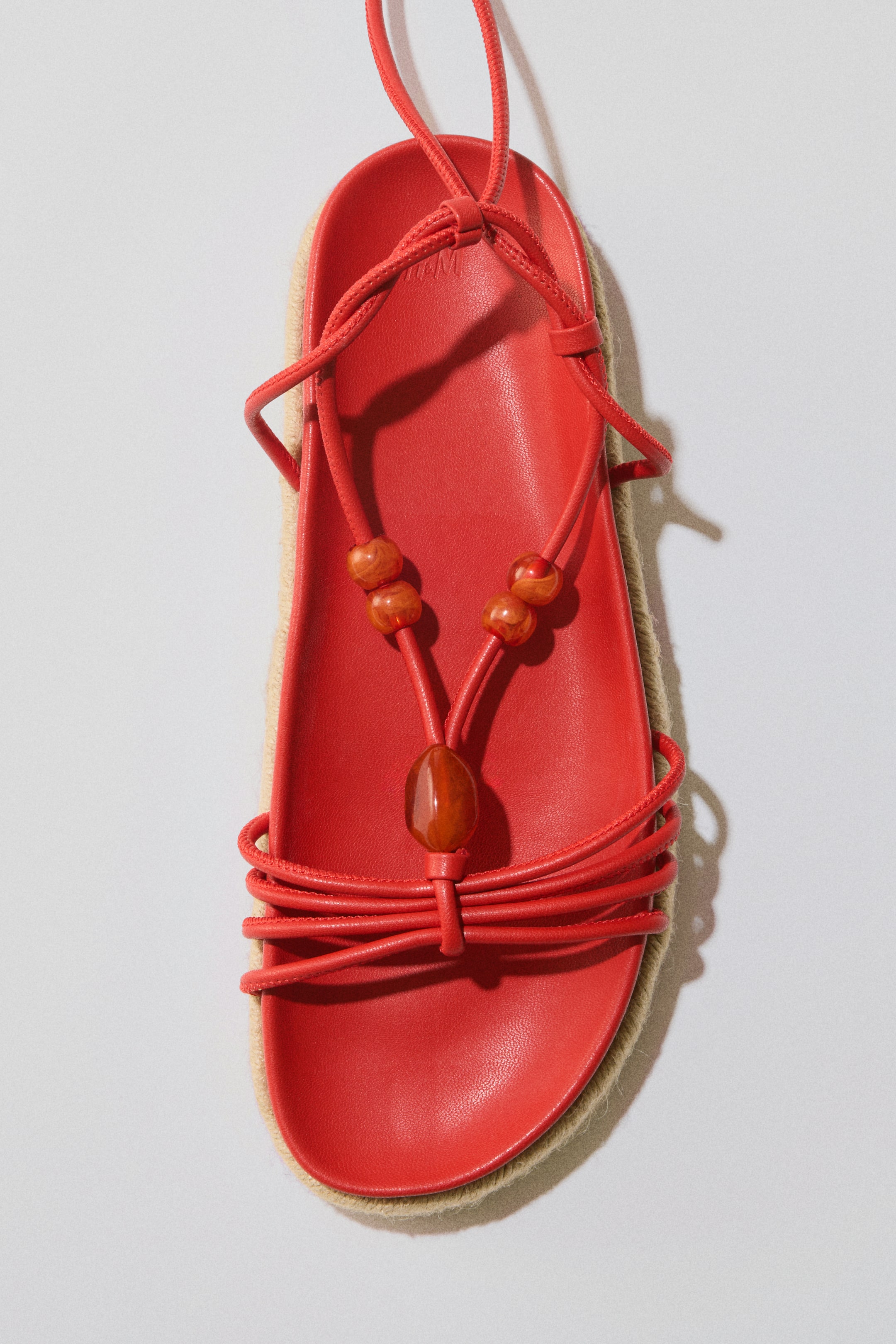 View larger image: Strappy espadrilles - Red - Ladies | H&M 1