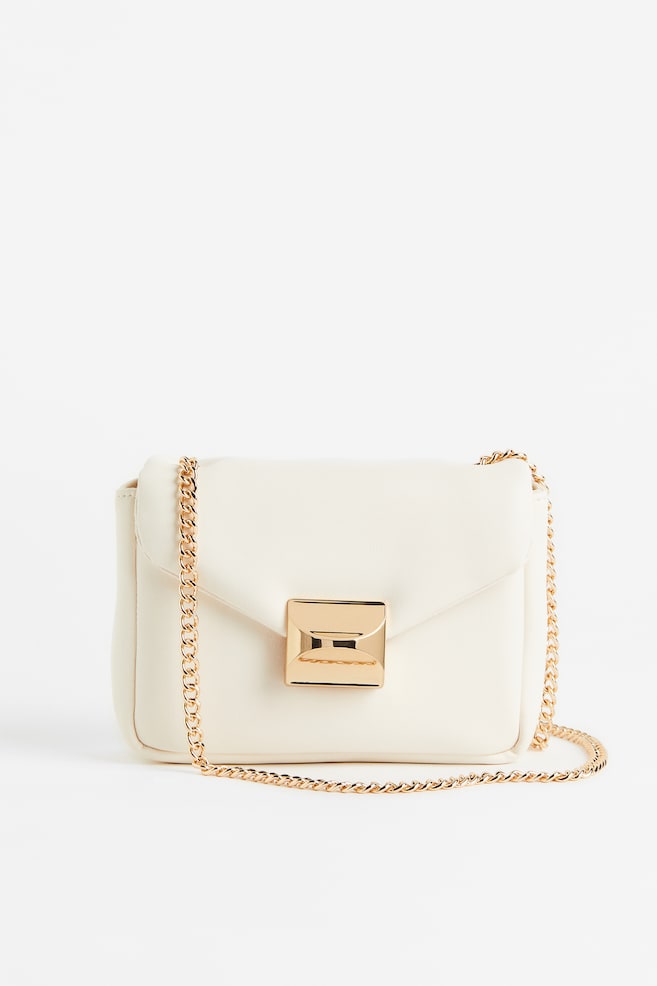 Small shoulder bag - White/Beige/Pink - 2