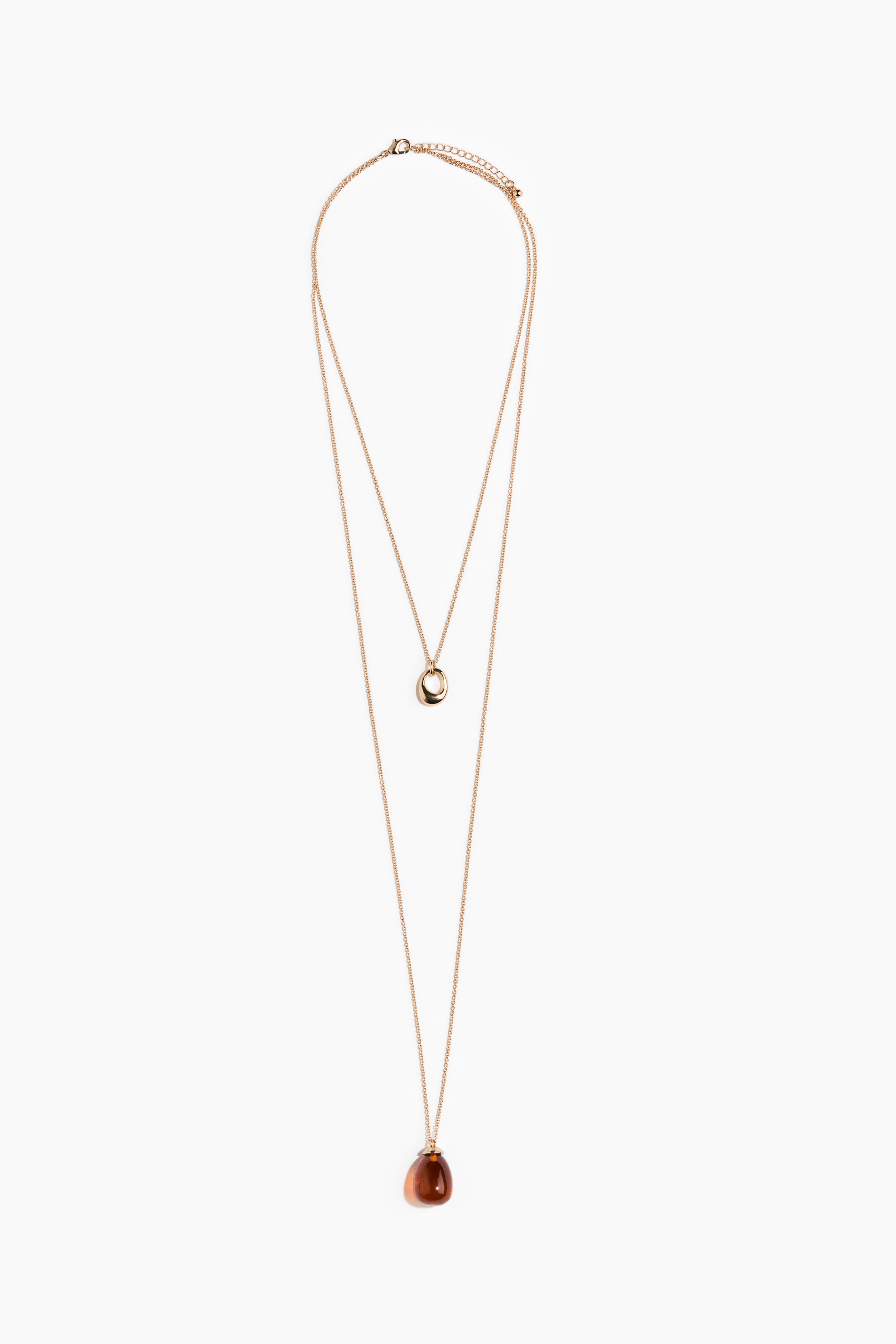 View larger image: Two-strand pendant necklace - Gold-coloured - Ladies | H&M 1