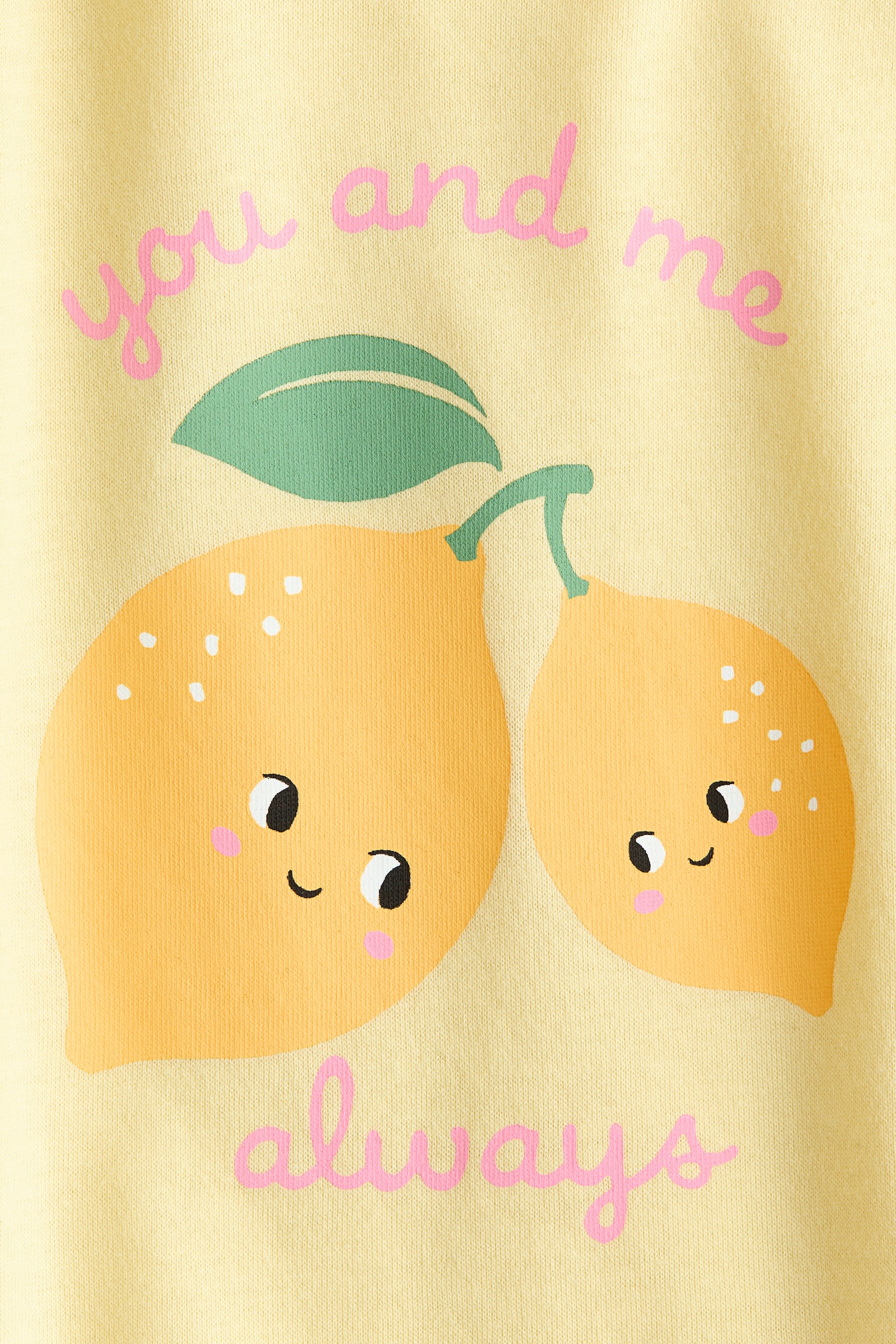 Camiseta estampada de algodón - Amarillo/You and me/Rosa claro/Berry cute/Crema/Floral/Blanco/Cerezas/Verde claro/Love/Rosa claro/Floral - 2
