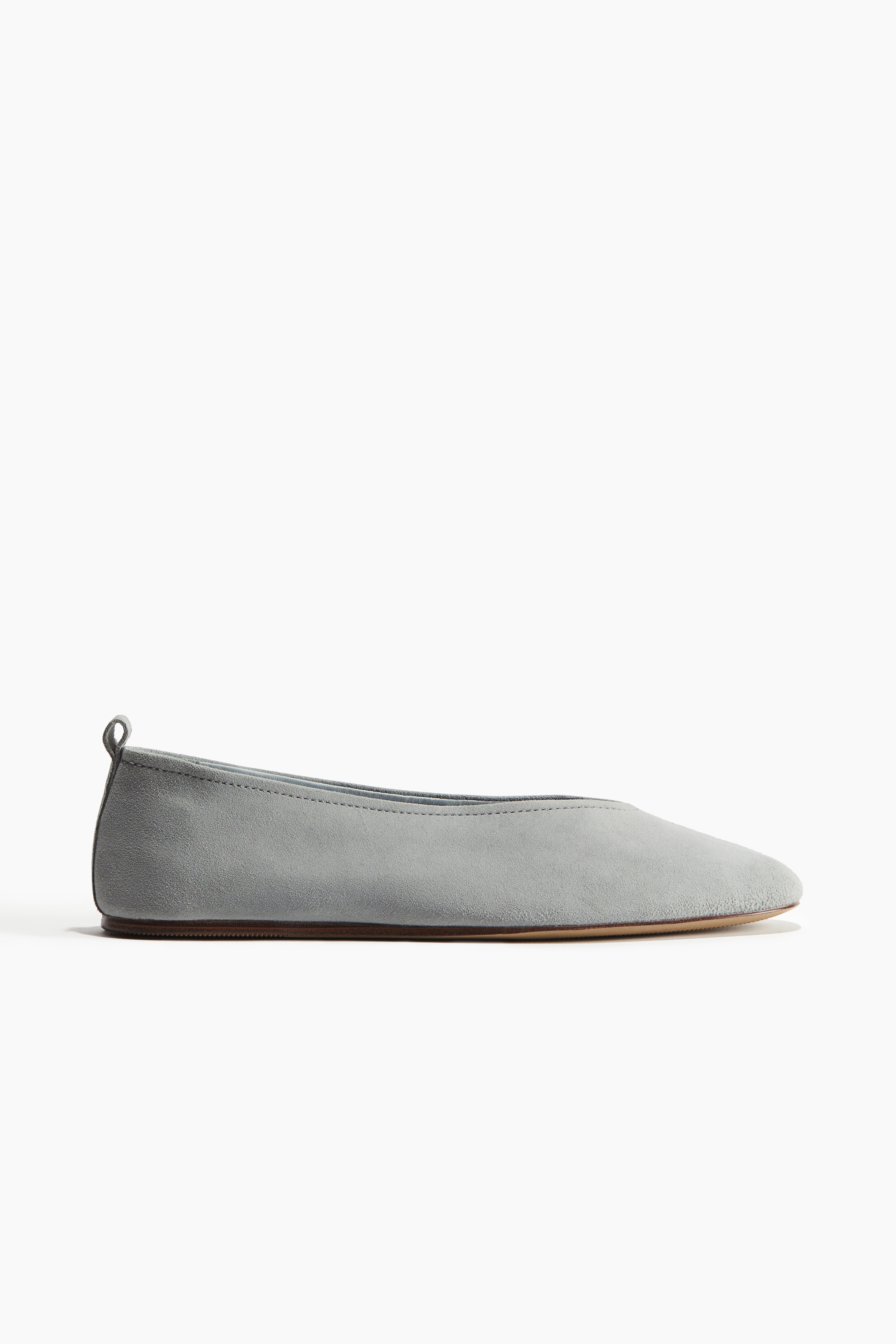 Leather ballet pumps