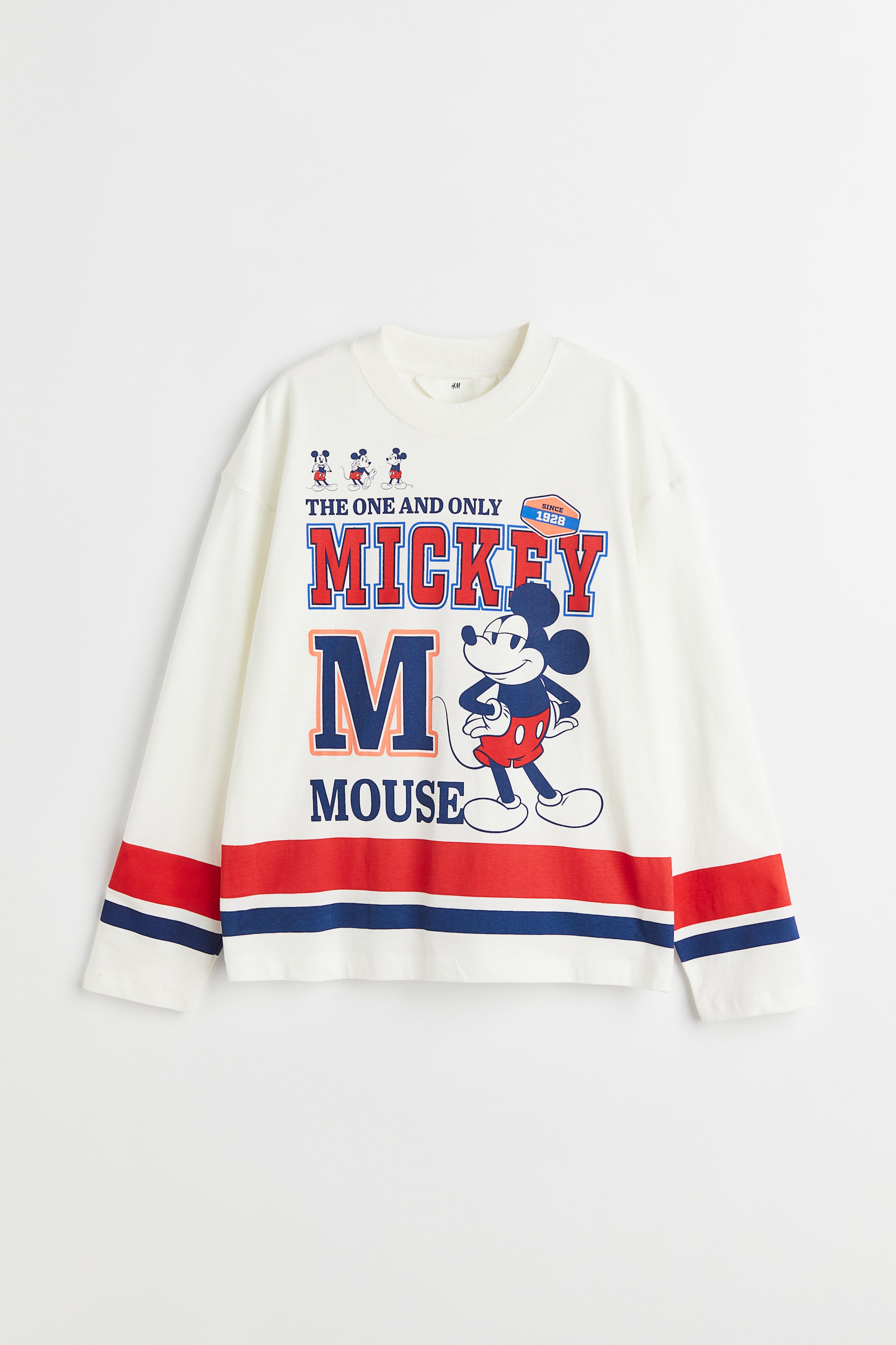 Xem ảnh lớn hơn: Áo cotton jersey in hình - Màu kem/Chuột Mickey - Kids | H&M VN 1