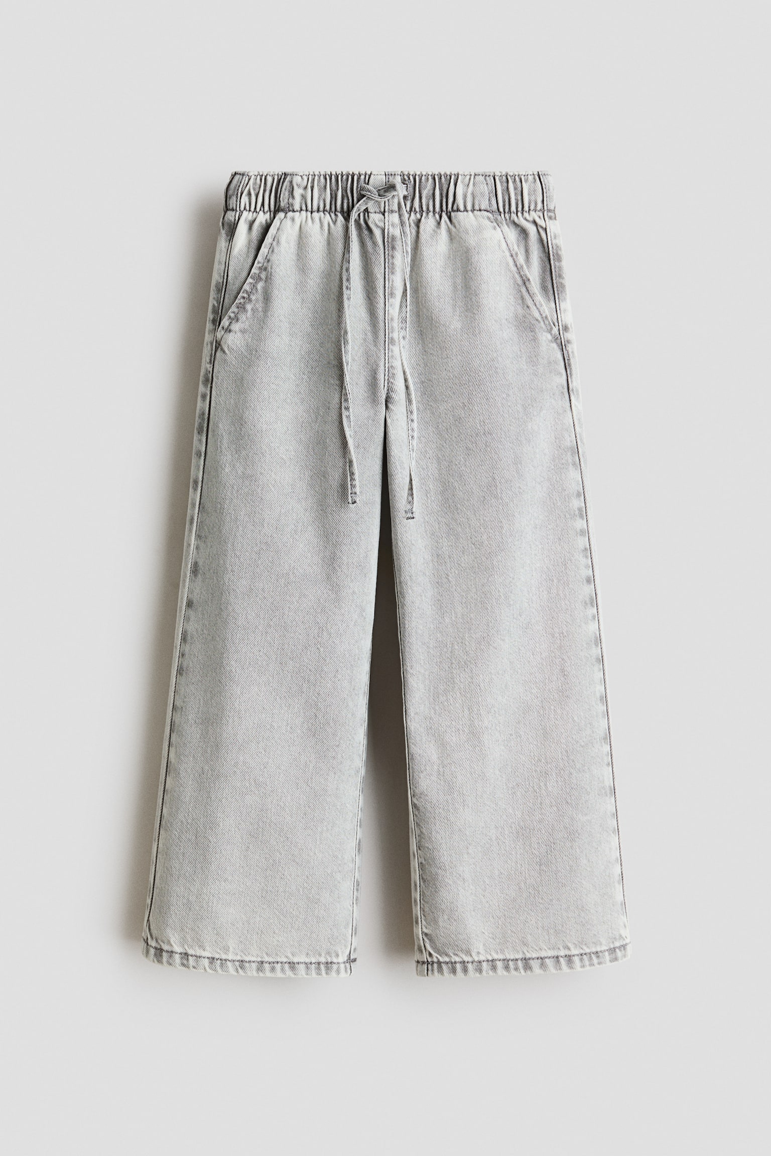 Denim Joggers - Washed gray/Light denim blue - 1