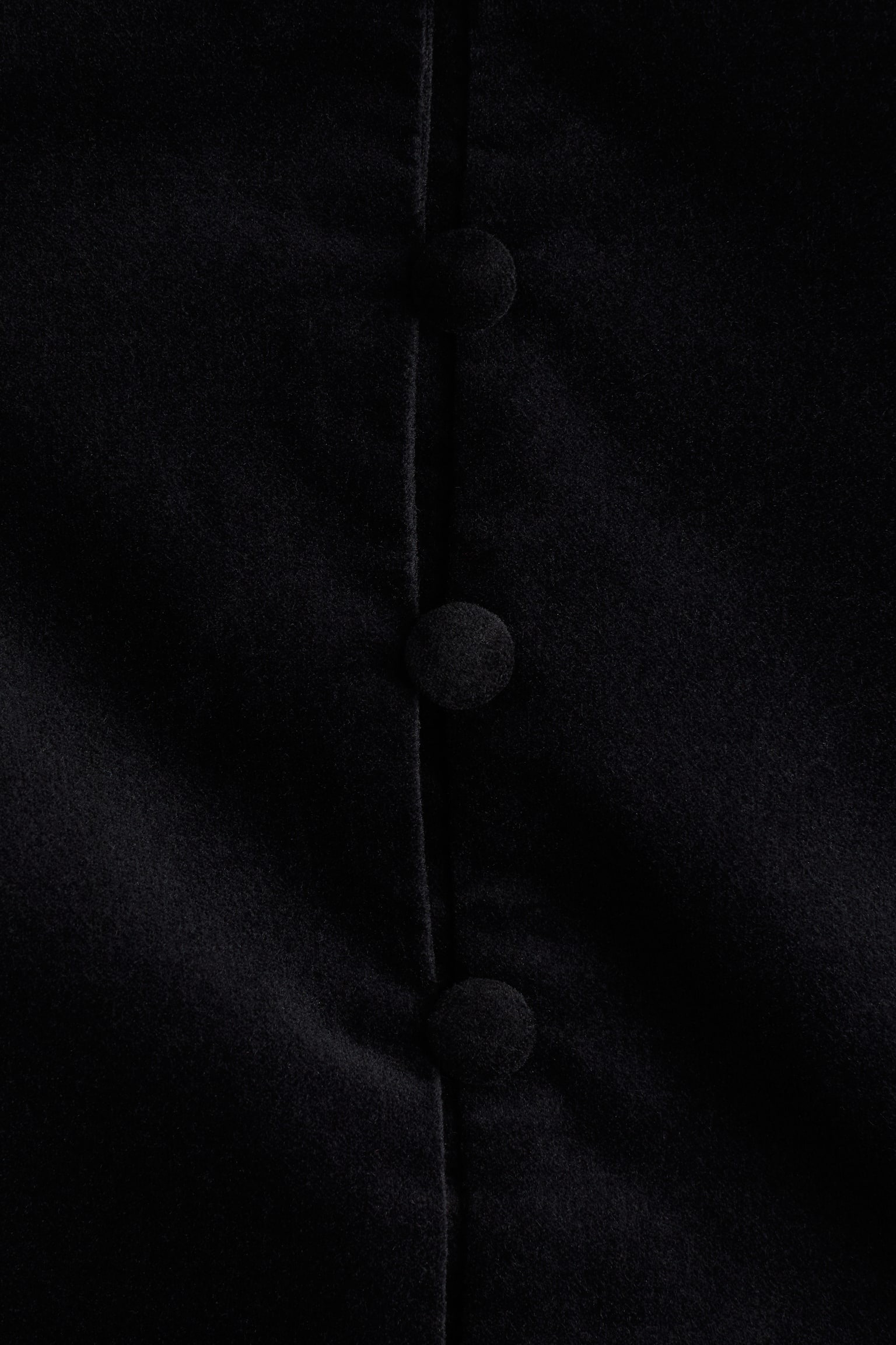 Velvet peplum jacket - Black - 5