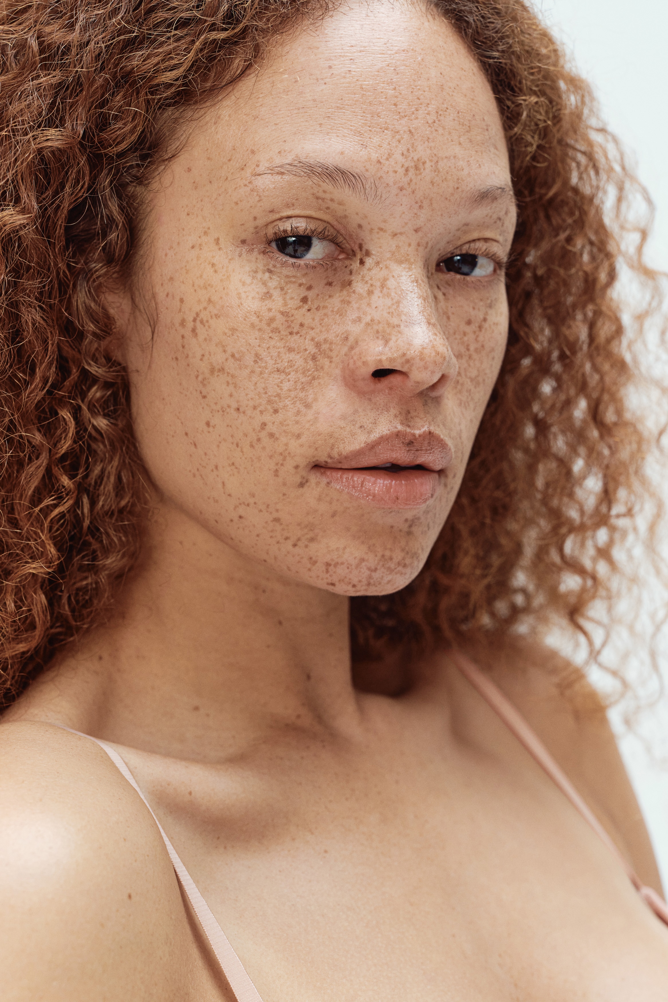 Katoenen push-up soft-bh - Beige/Zwart/Grijs gemêleerd