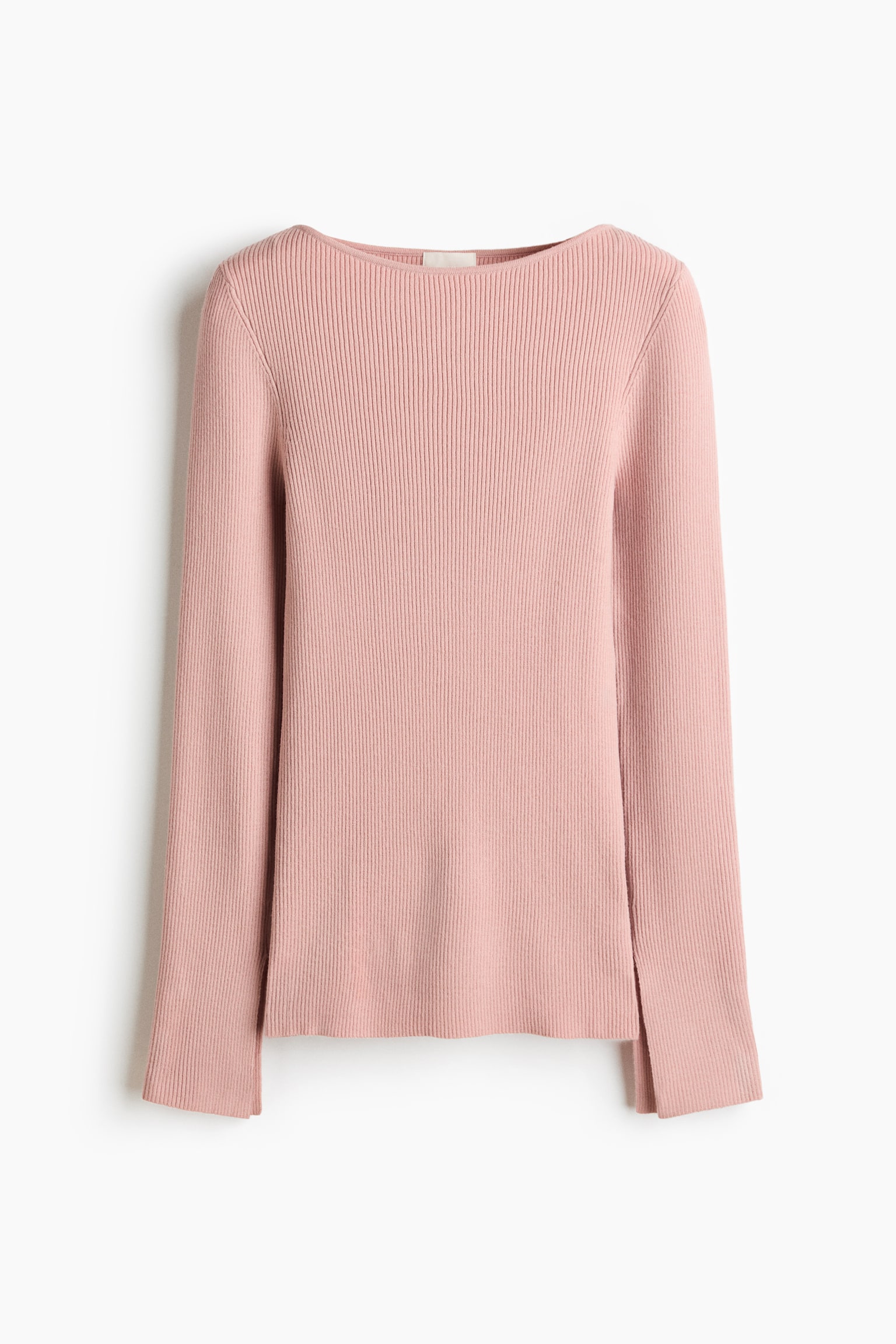 리브니트 탑 - 라이트 핑크/라이트 베이지/그레이 멜란지