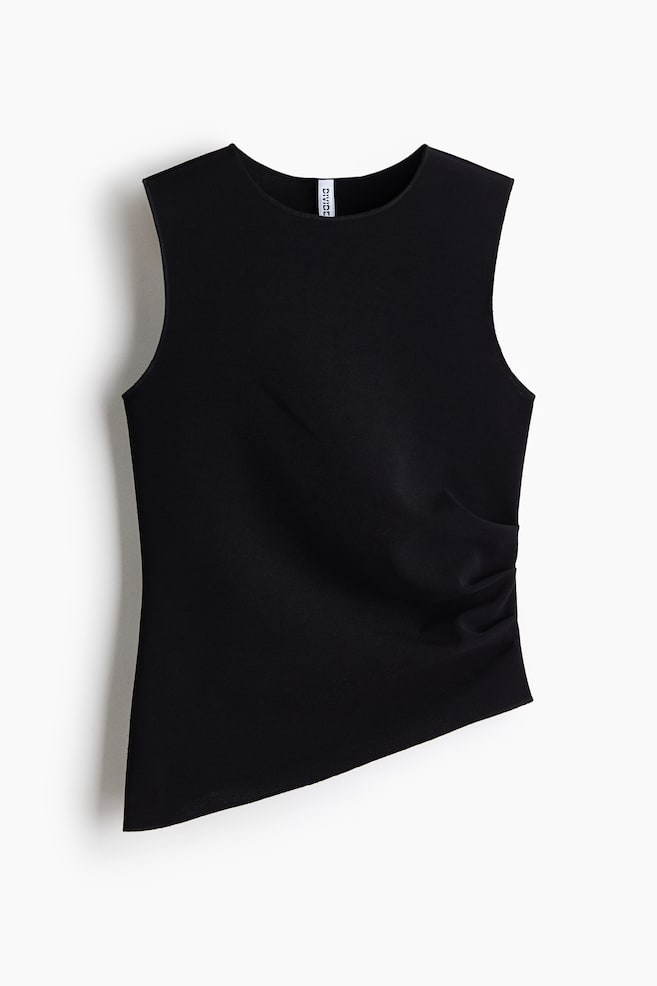Asymmetric Top - Black/Brown - 1