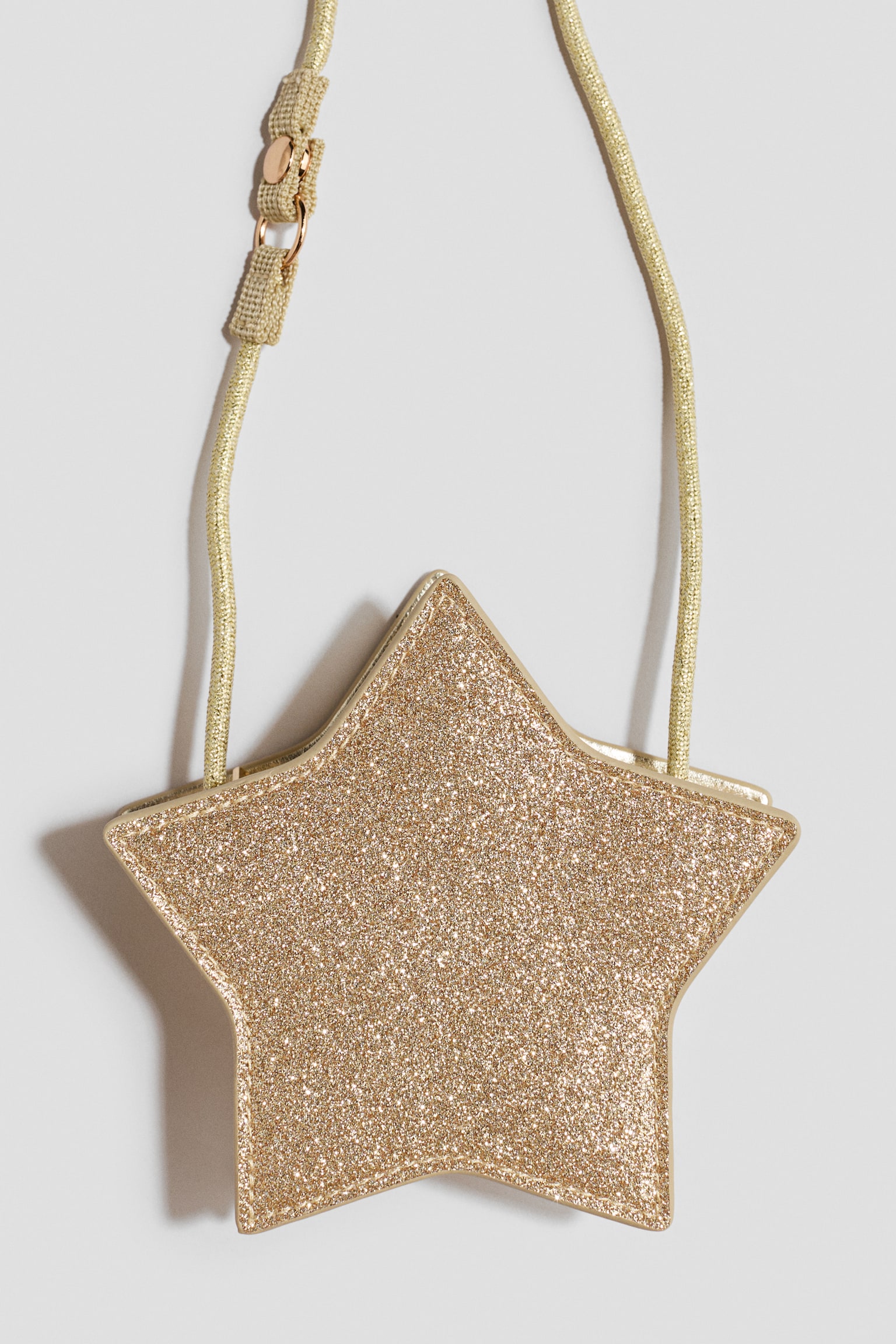 Детская сумка H&M Glittery Crossbody, цвет: Золотой — фото 2