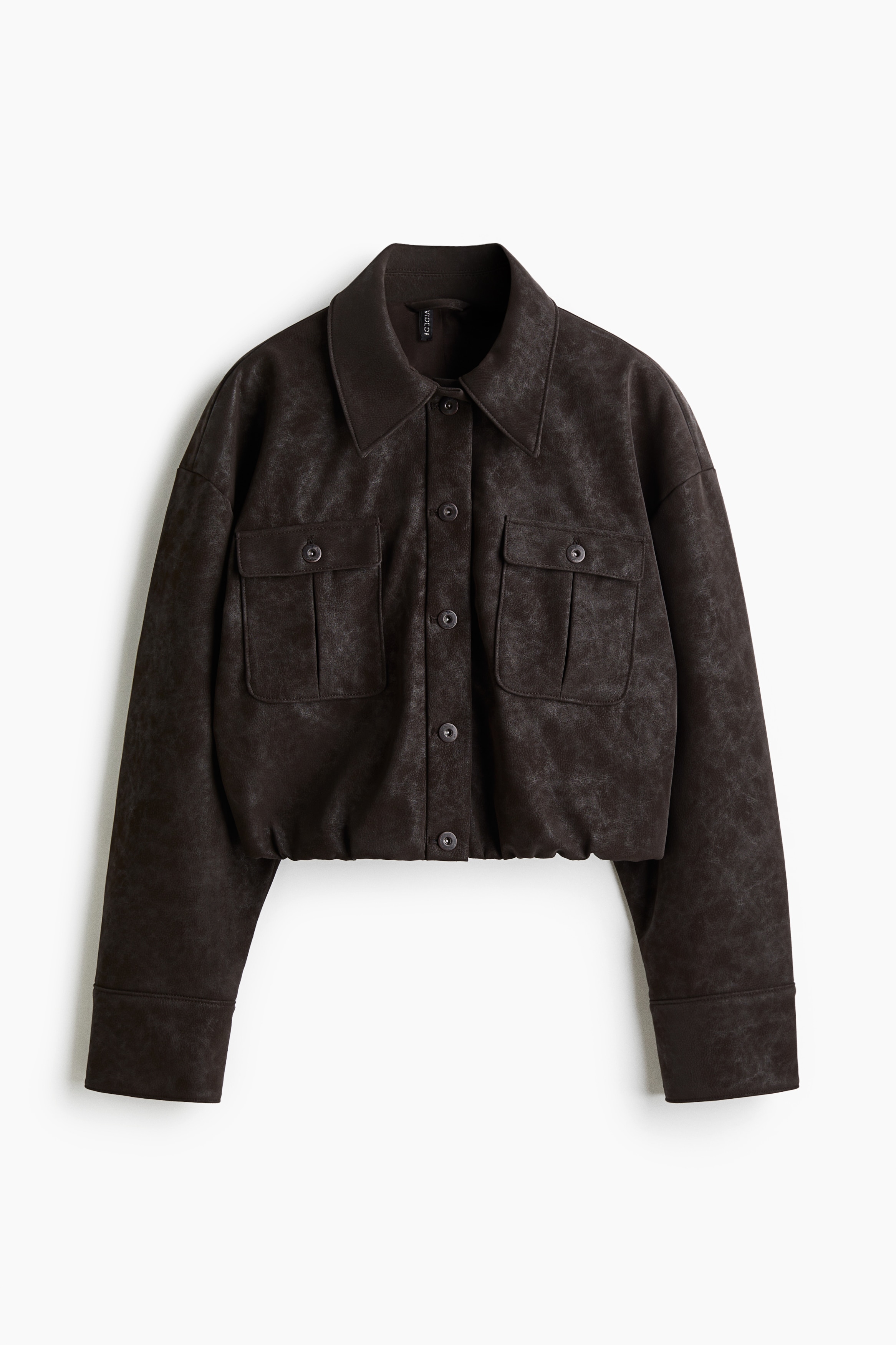 Bomberka od obloženog materijala - Tamnosmeđa