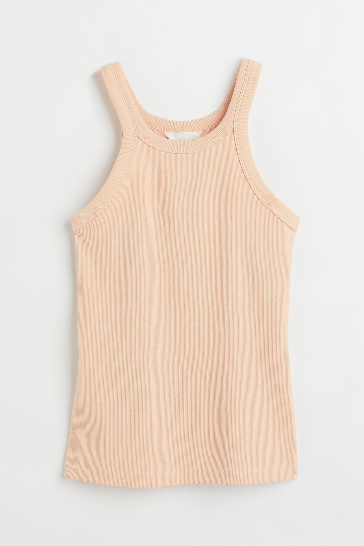 Ribbed Tank Top - Light Orange - Ladies 