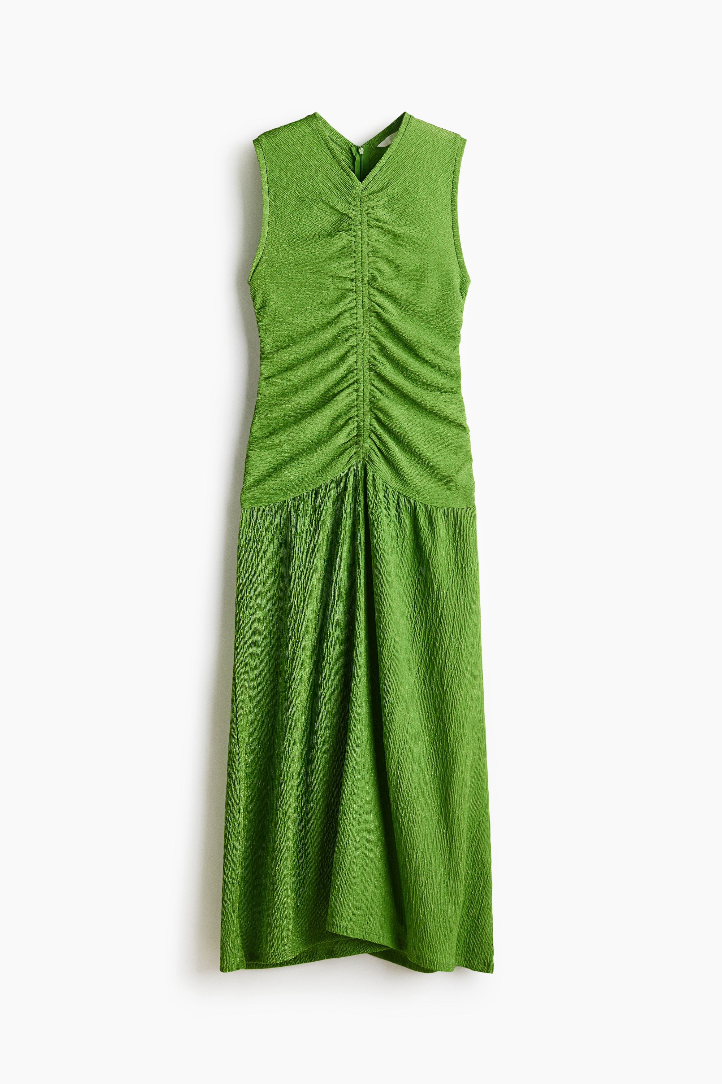 Draped Jersey Dress - Green
