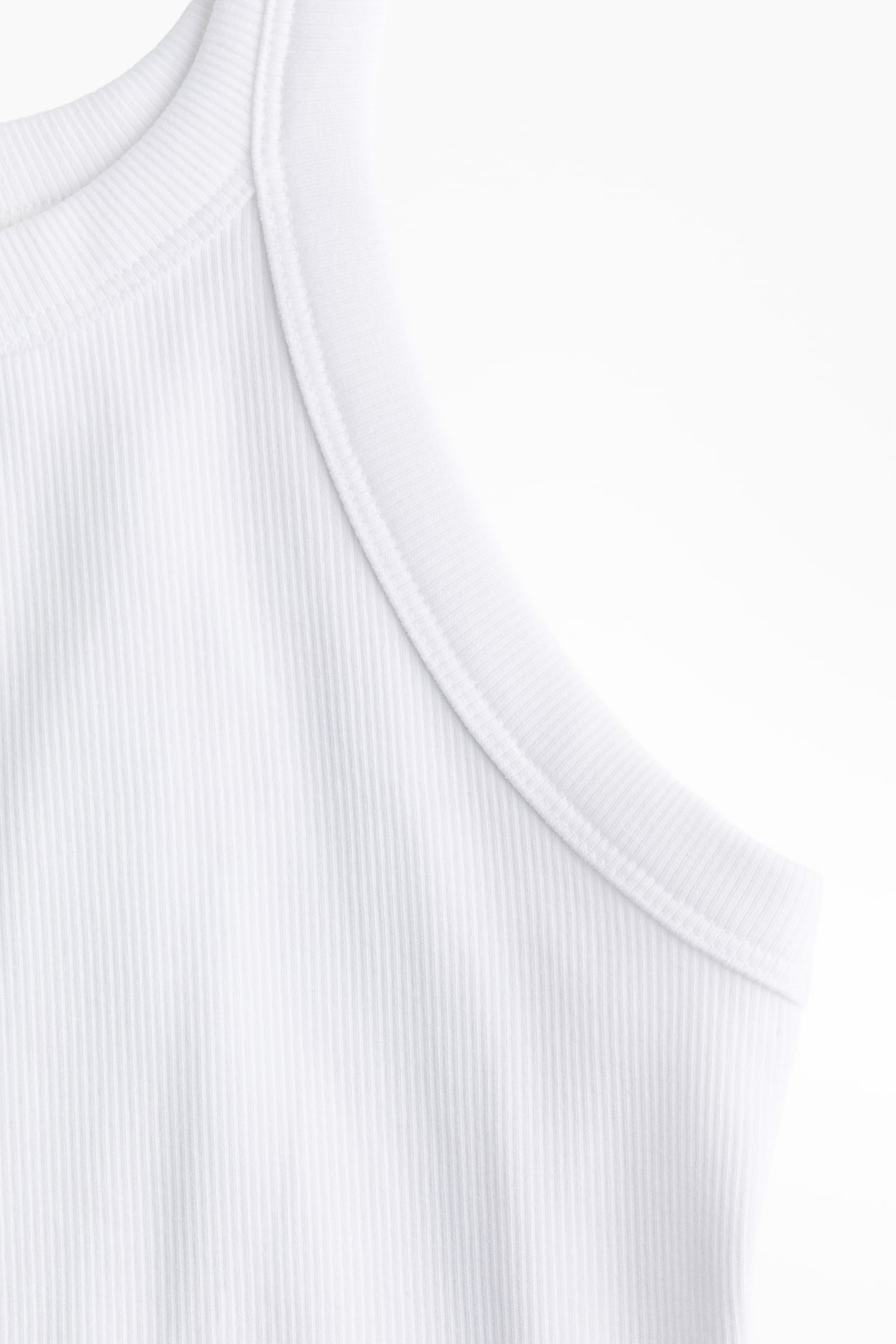 Ribbed vest top - image 2
