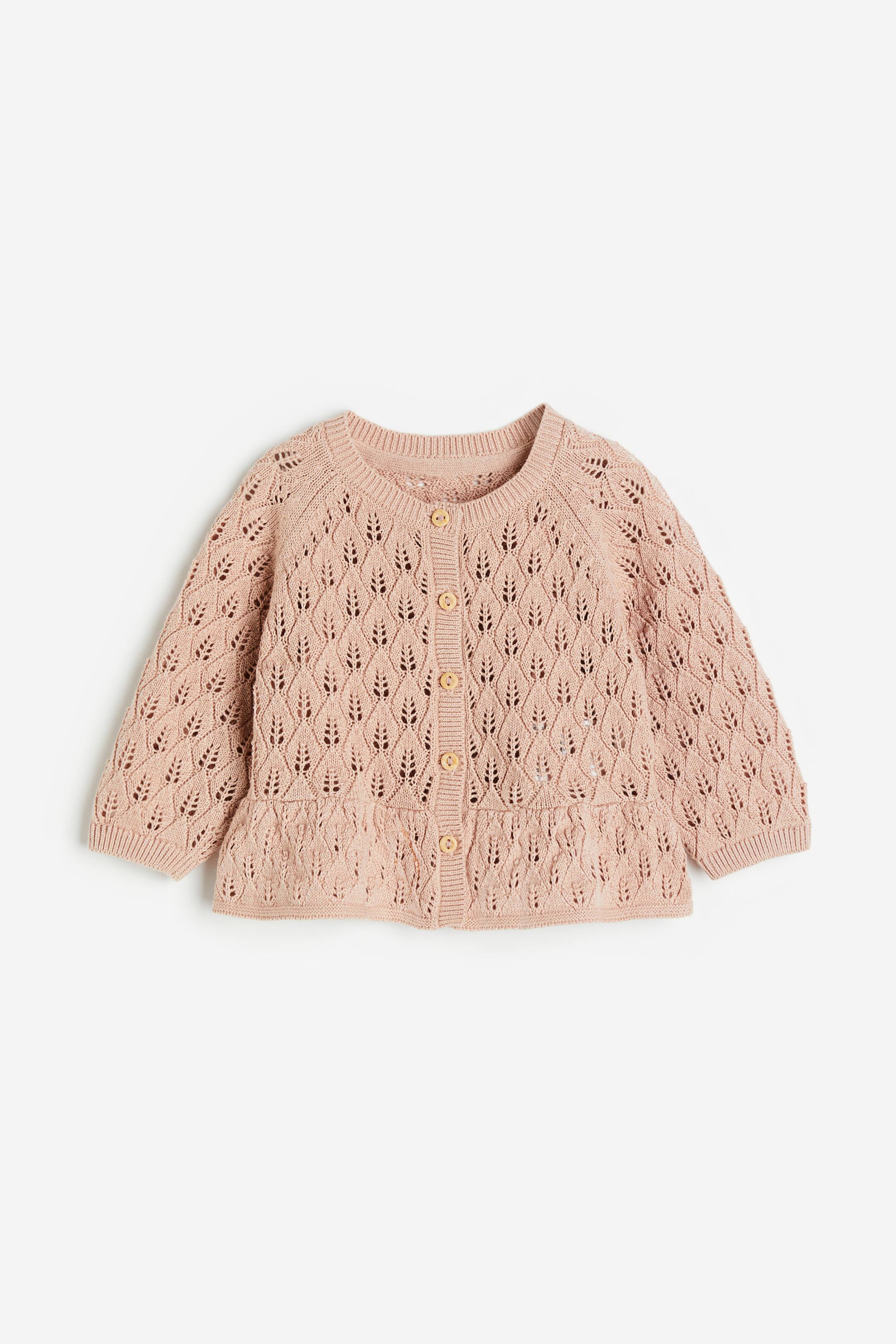הצגת תמונה גדולה יותר: קרדיגן - ורוד אפרפר - Kids | H&M IL 1