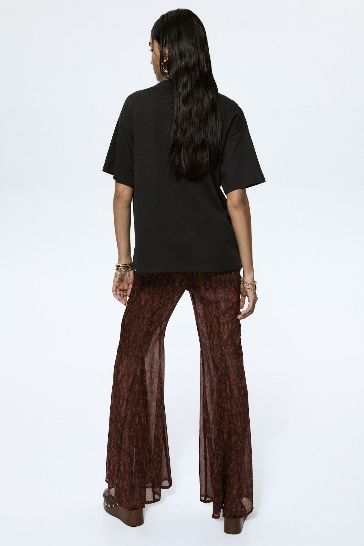 Oversized T-Shirt with Printed Motif - image 3