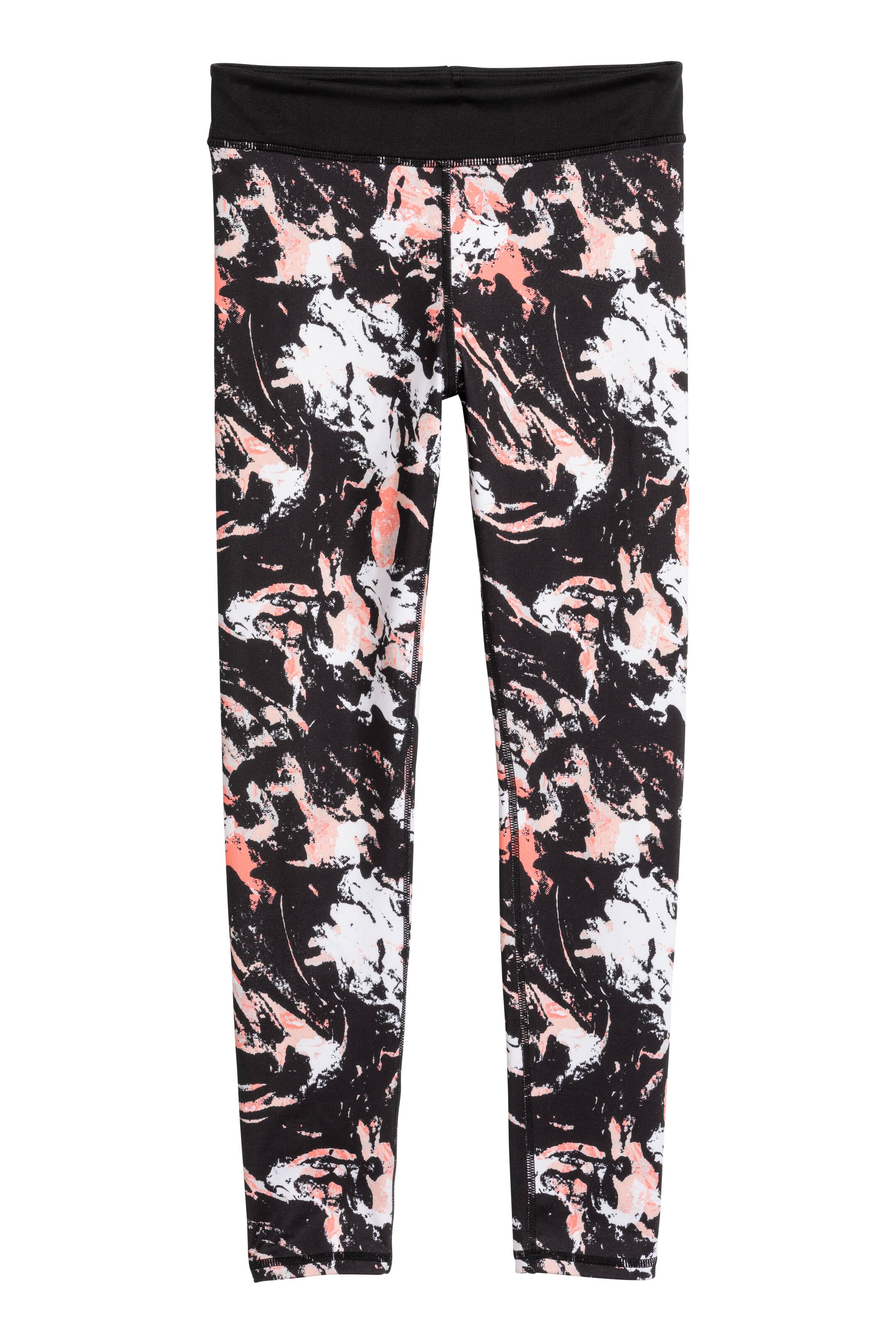 View larger image: Collant sport - Black/Patterned - Kids | H&M CA 1