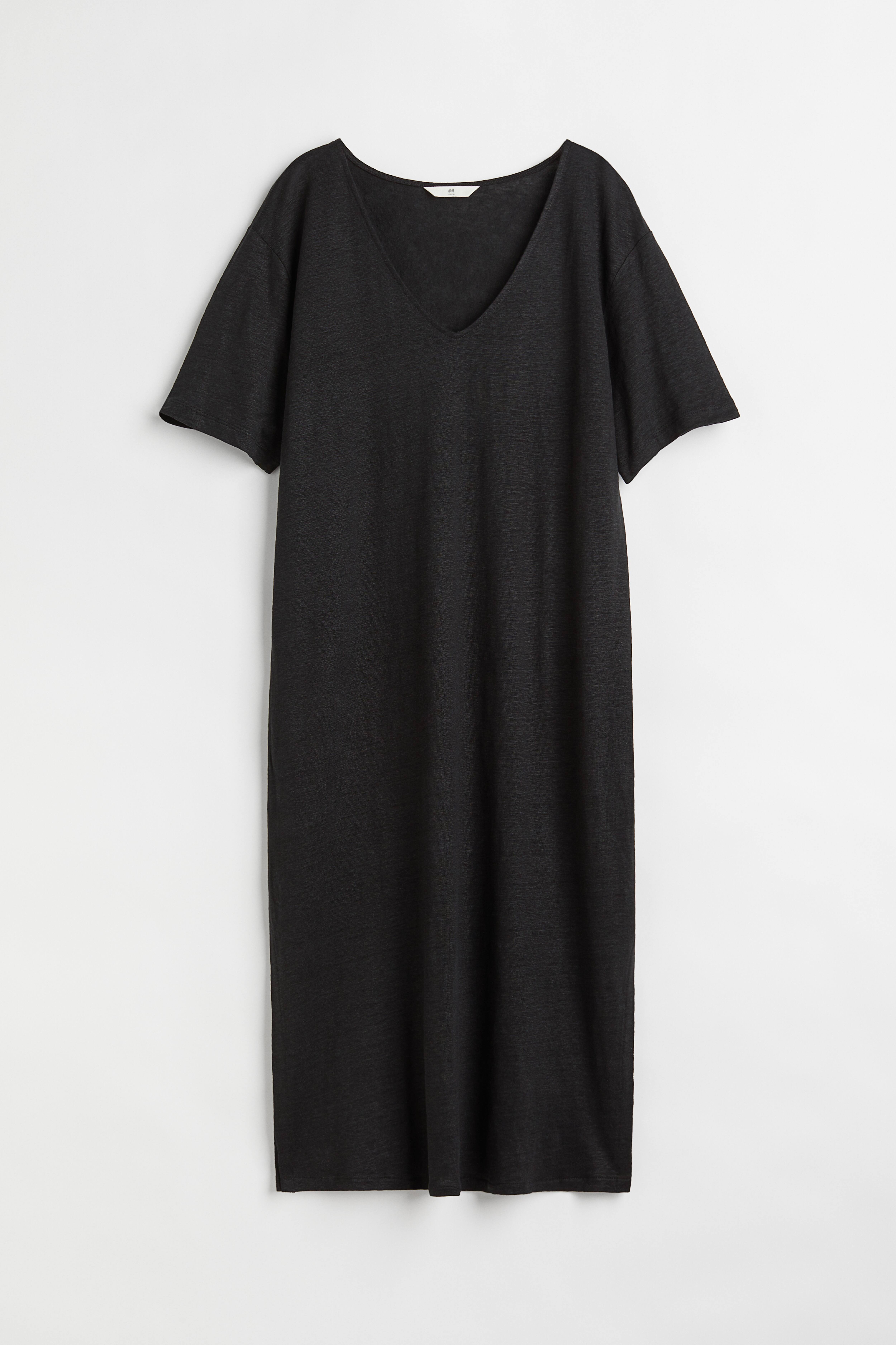 H&m tee shirt dress best sale