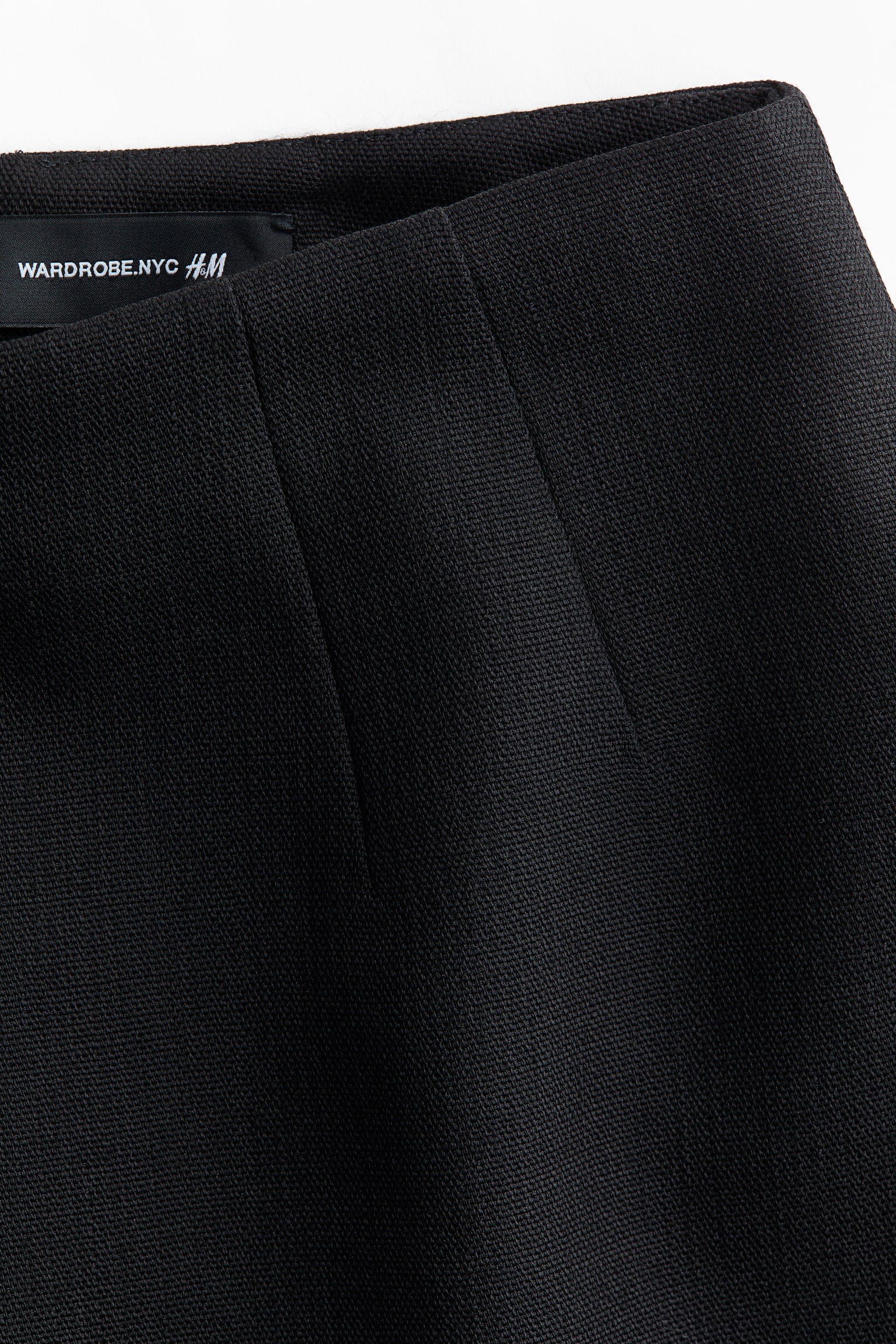 Женская юбка H&M Wool Mini, цвет: Чёрный — фото 6