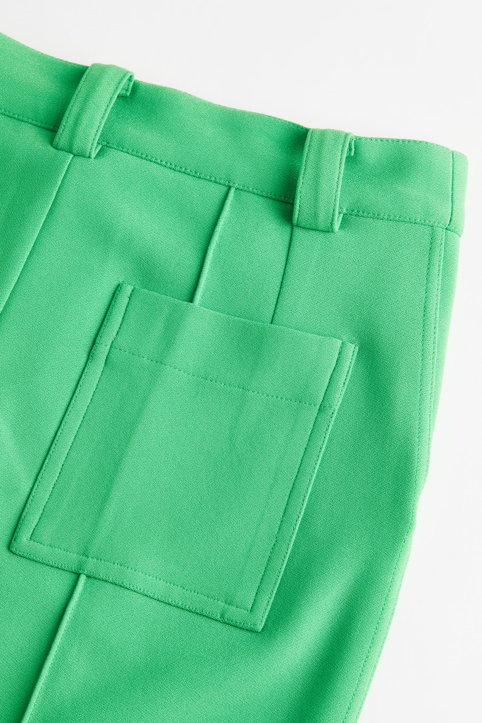 Tailored Jersey Pants - Green - 2