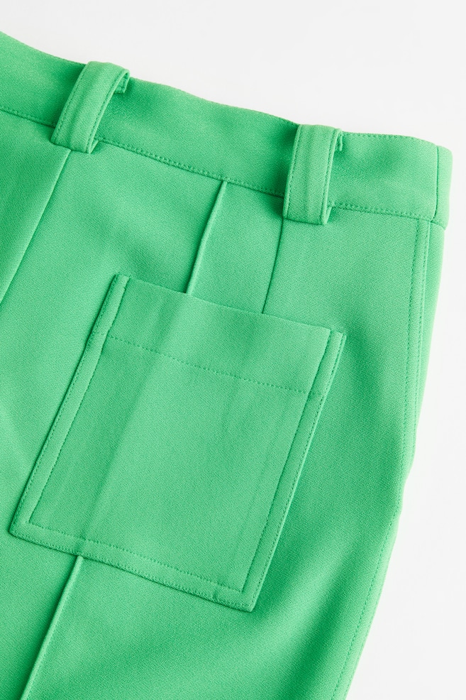 Tailored jersey trousers - Green - 2