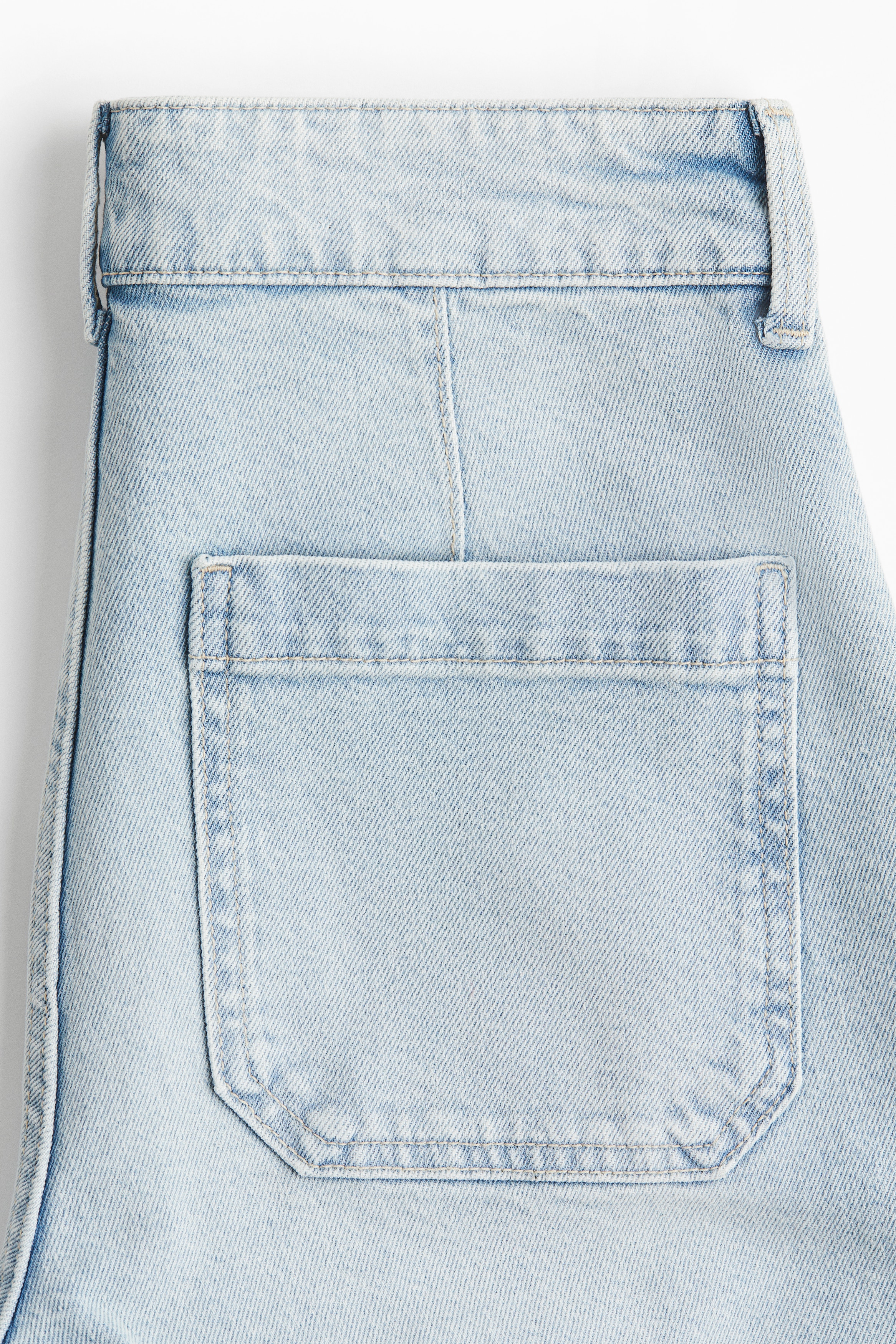 Wide High Ankle Jeans