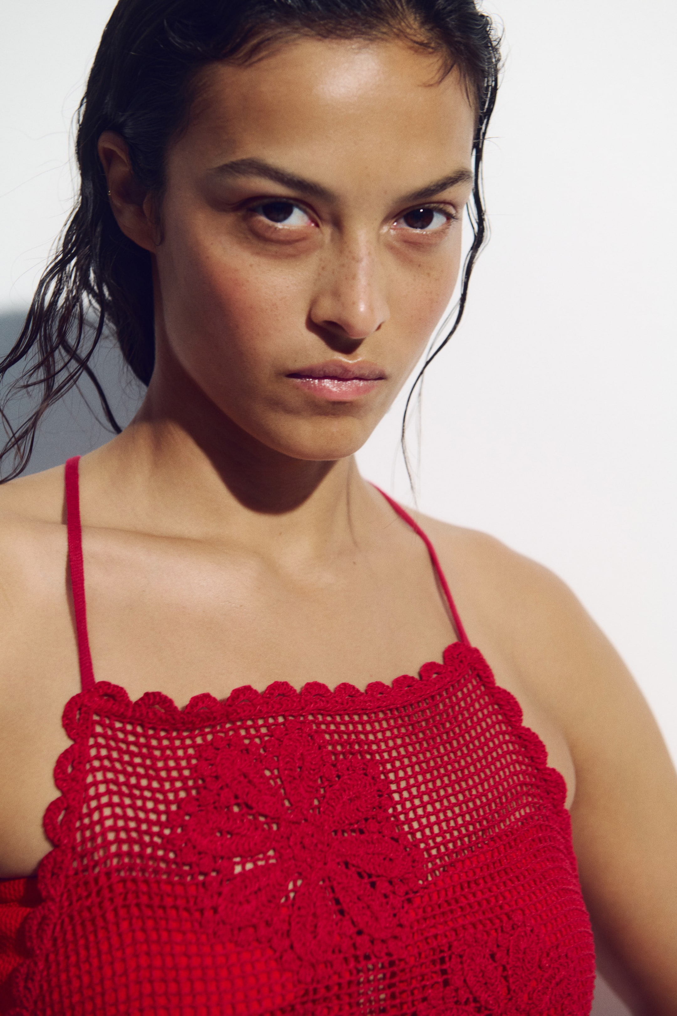 Crochet-Look Beach Dress