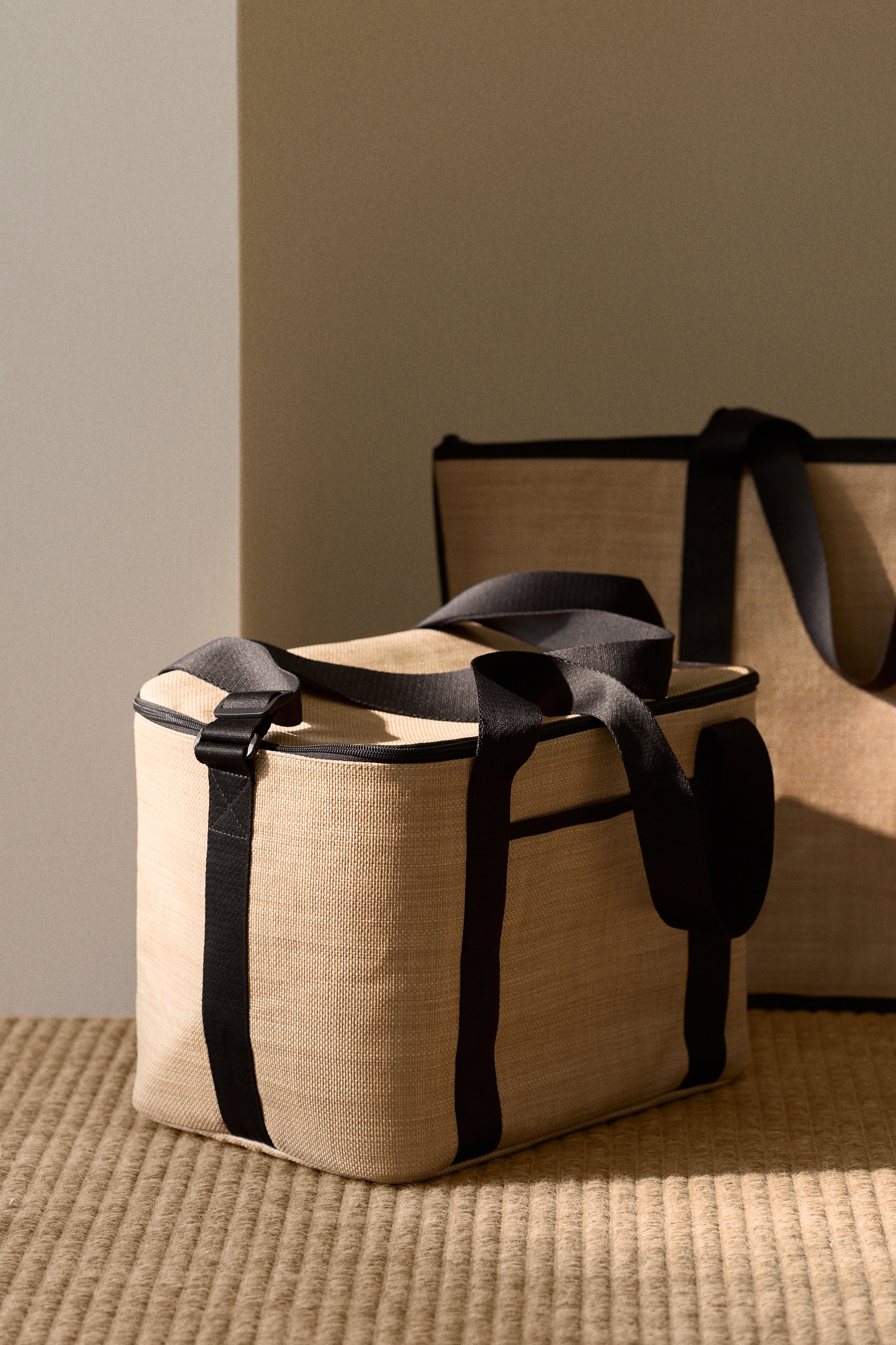 Sac isotherme à l’aspect paille-Beige