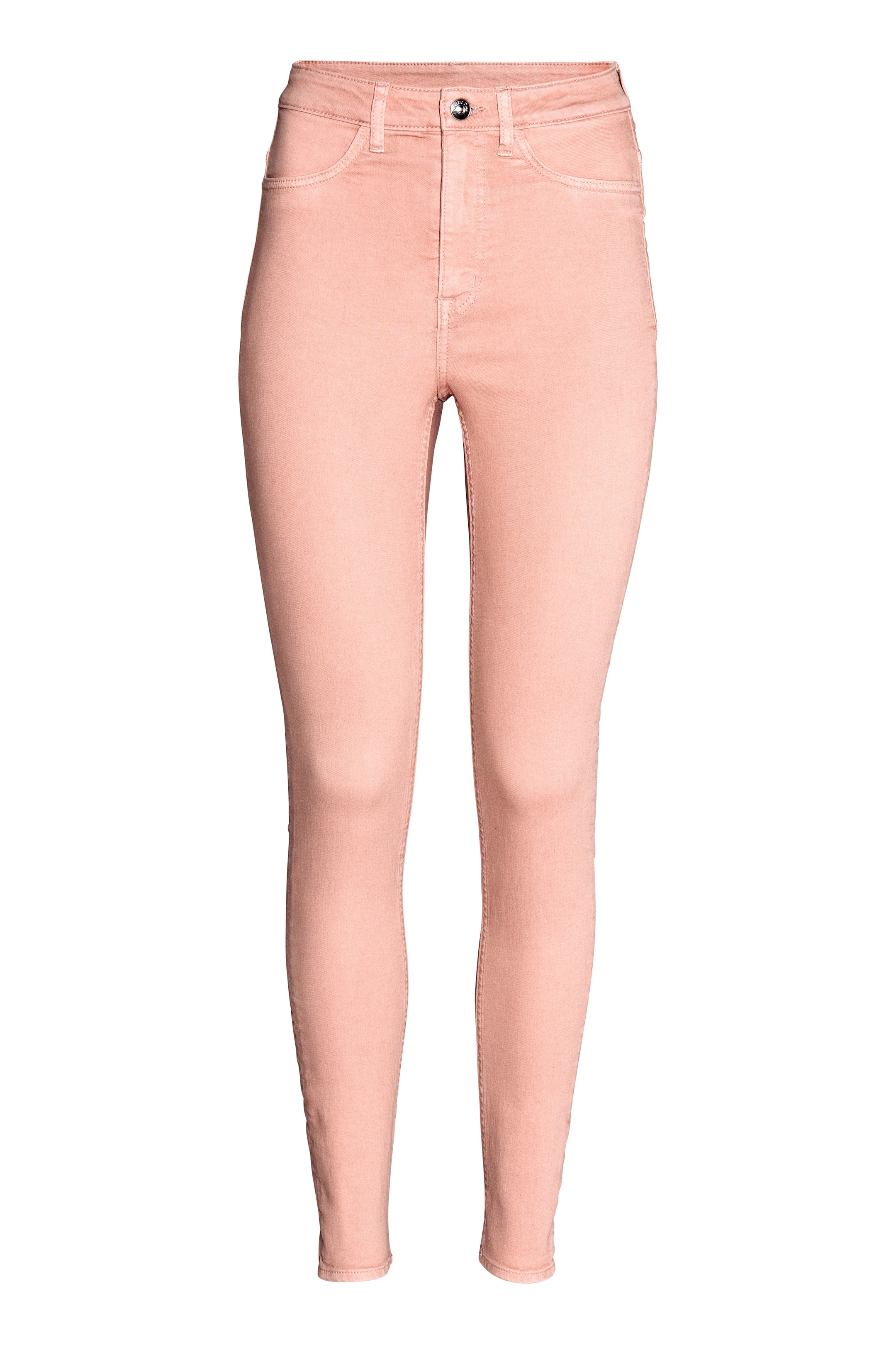 Büyük resmi görüntüle: Super Skinny High Jeans - Pudra pembesi - KADIN | H&M TR 1