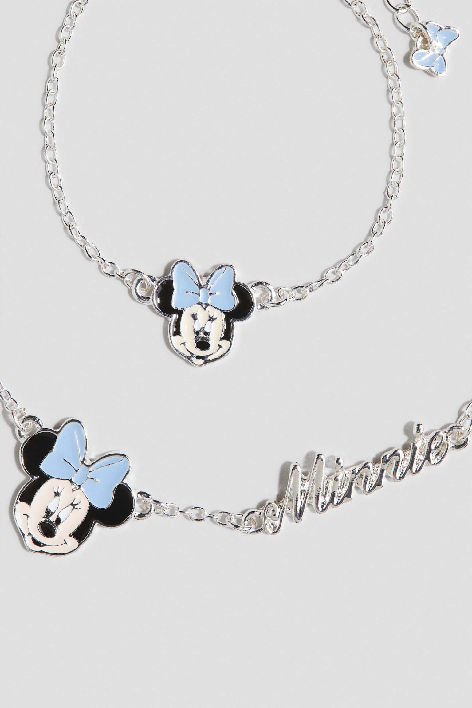 Kétrészes ékszerszett - Ezüstszínű/Minnie egér - 2