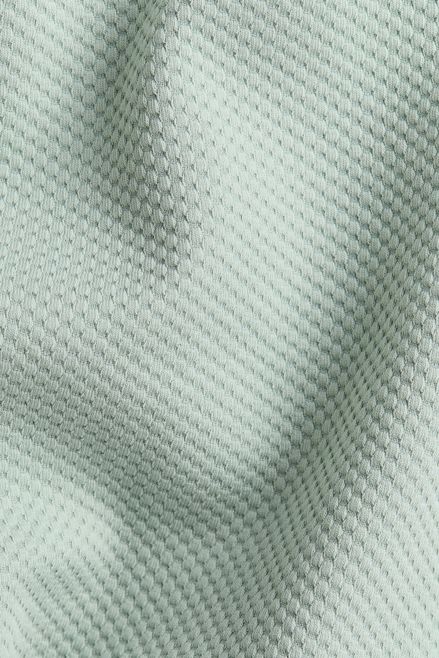 2-piece textured jersey set - Light dusty green/Navy blue - 2