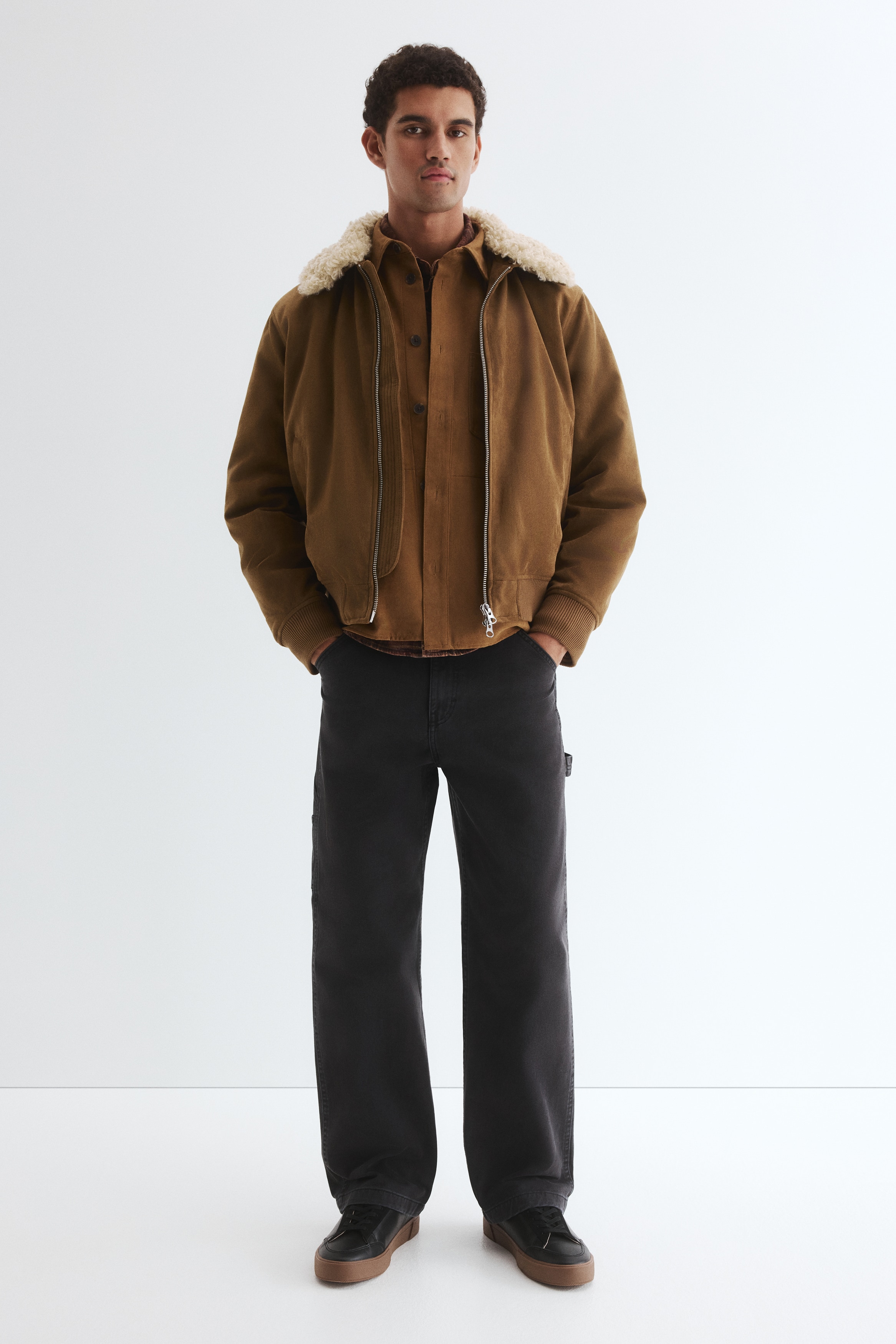H & M - Relaxed Fit Worker trousers - ブラック H & M - Relaxed Fit Worker trousers - ブラック