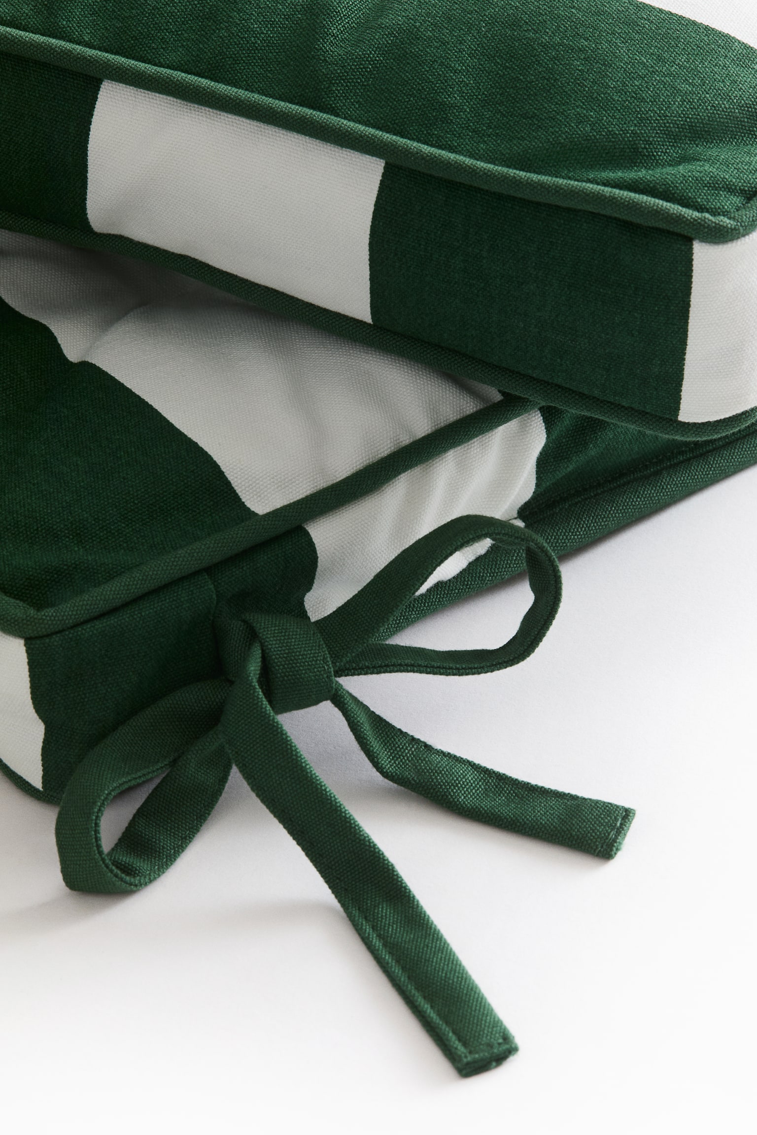 2-pack outdoor seat cushions - Dark green/Striped/Dark grey/Striped/Blue/Striped - 3