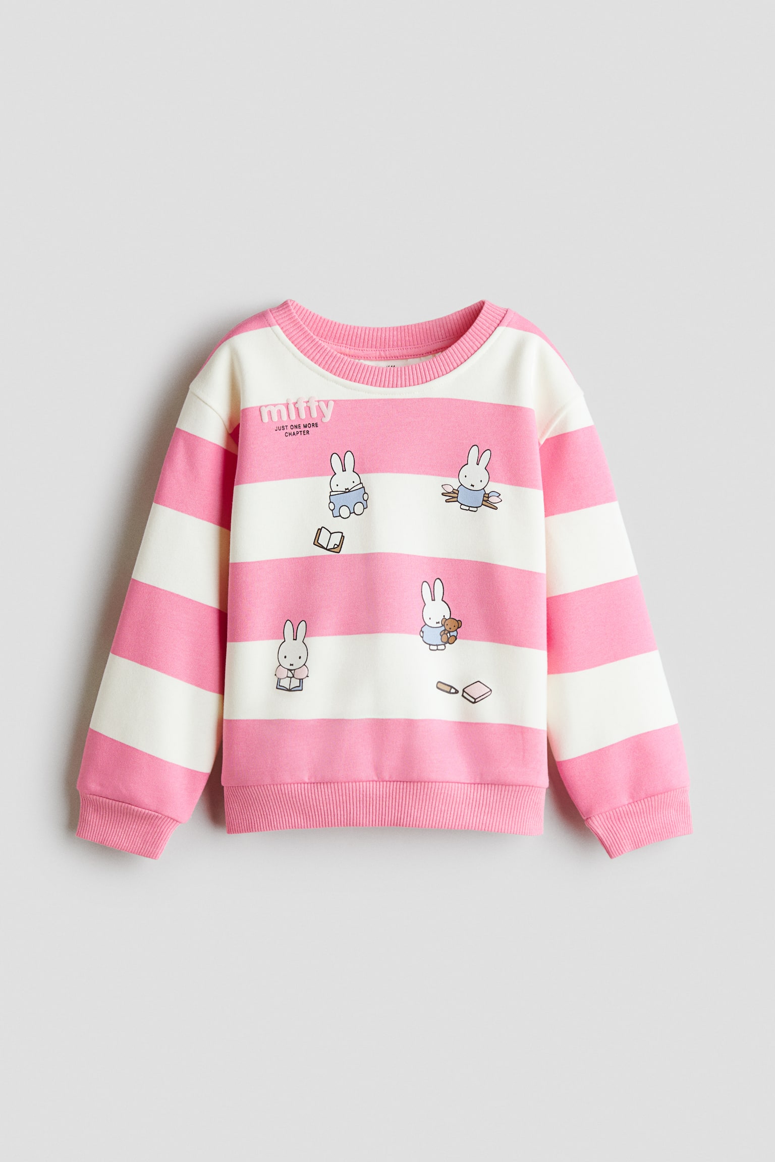 Mikina s potiskem - Růžová/Miffy