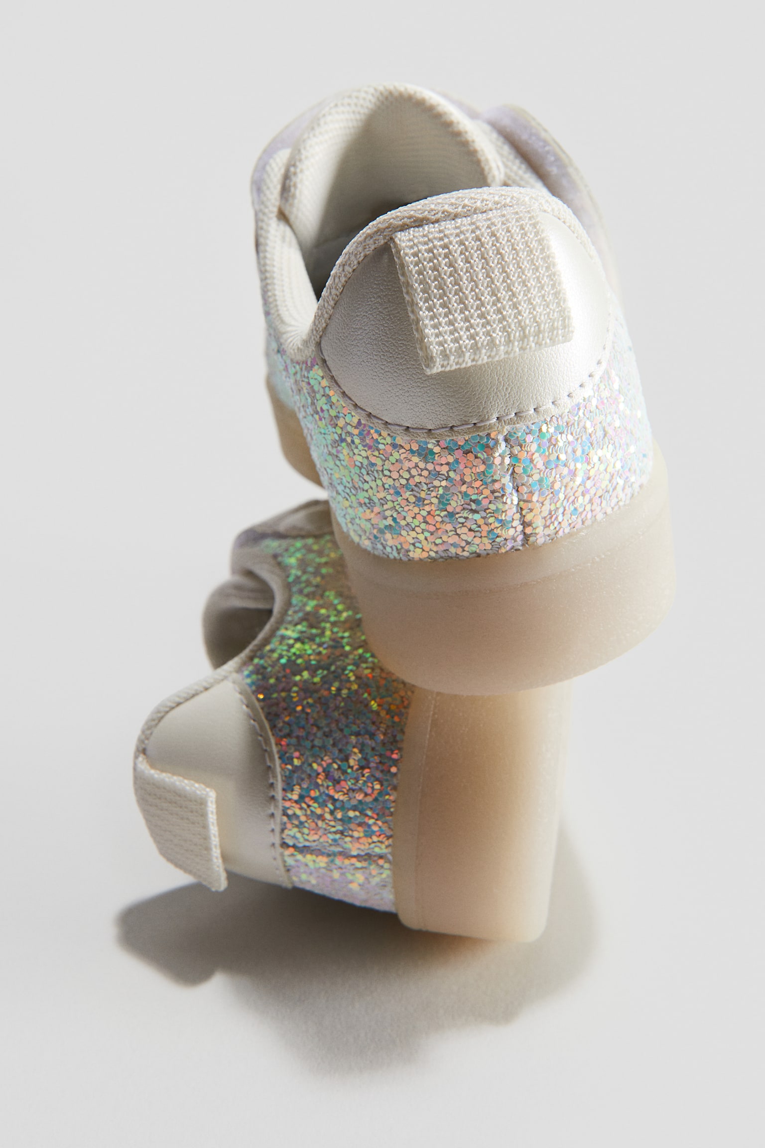 Flashing glitter trainers - White/Frozen/Turquoise/Frozen - 3