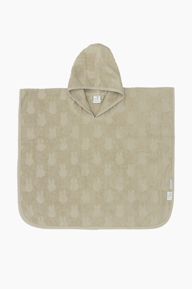 Bathponcho Terry - Olive Green/Wild Rose/Nougat - 1