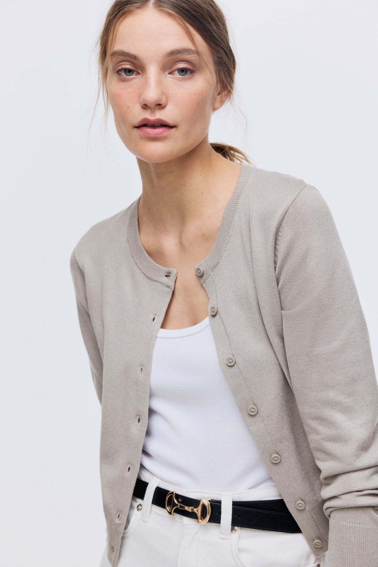 Fine-Knit Cardigan - image 3