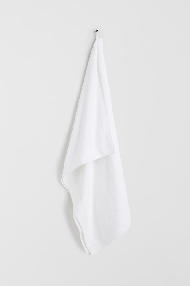 Cotton terry bath sheet - White/Light beige/Grey/Black/dc/dc - 1