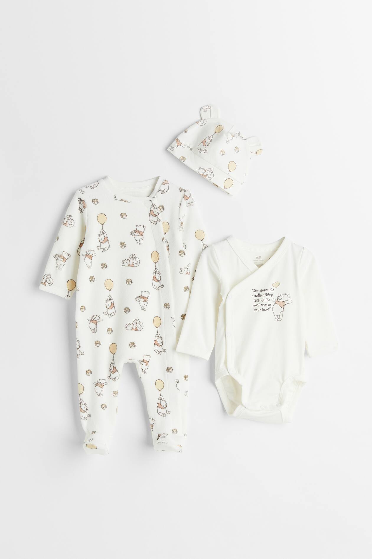 3-piece Gift Set - White/Winnie the Pooh - Kids | H&M US