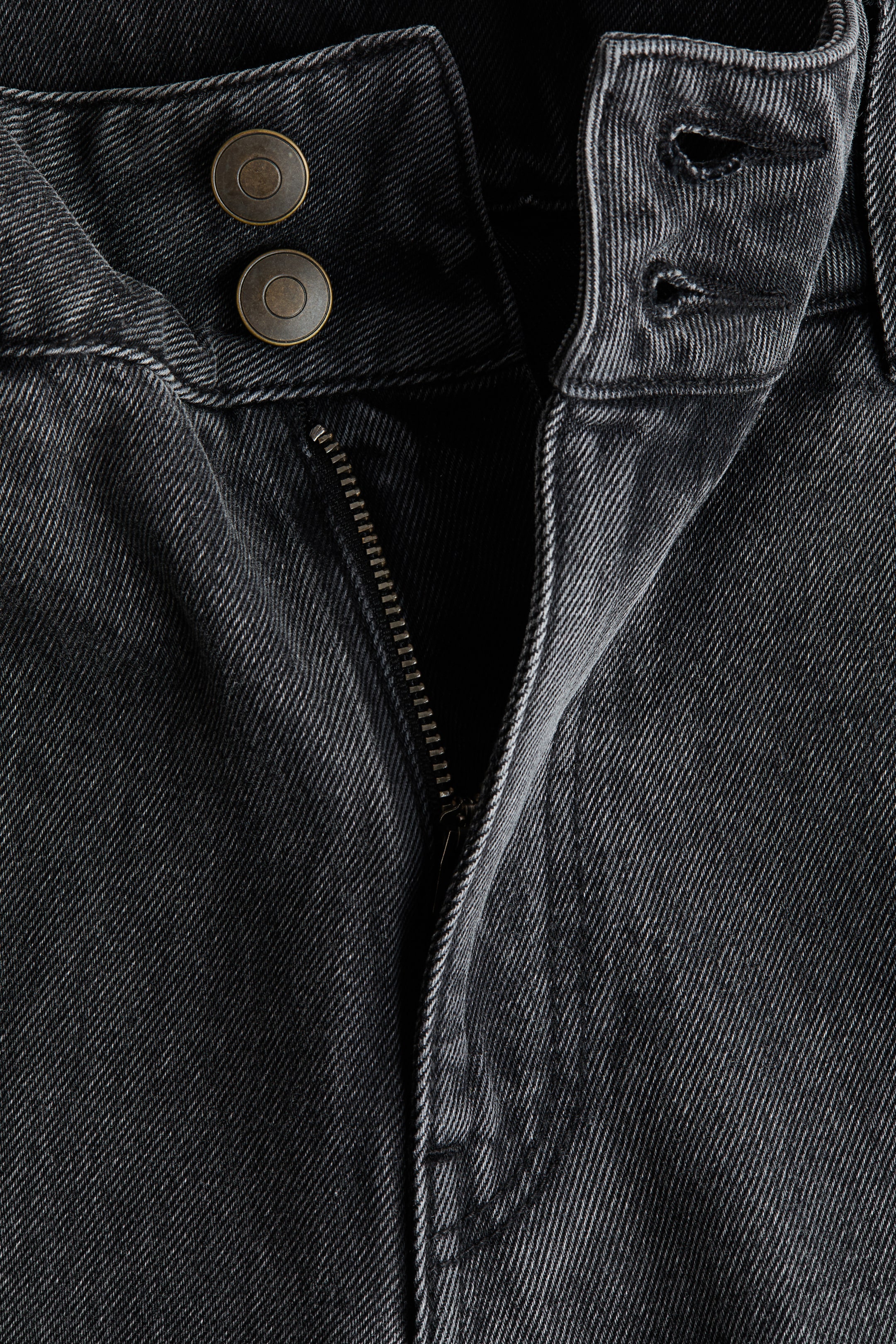 이미지 확대 보기: 프레이드 트리밍 진 - 데님 그레이 - 여성 | H&M KR 6