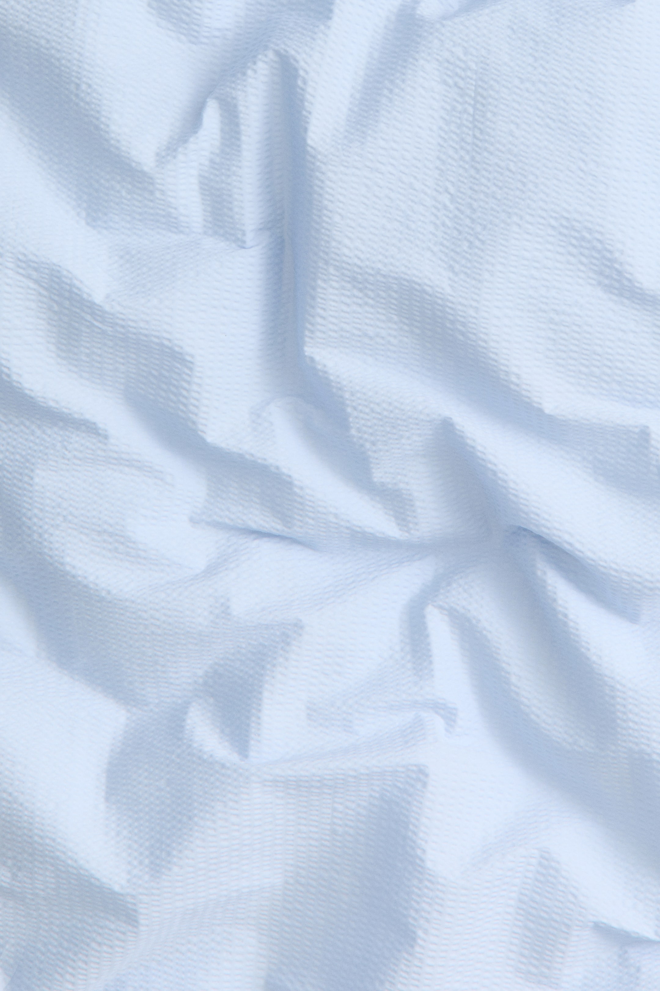 View larger image: Seersucker Twin Duvet Cover Set - Light blue - Home All | H&M CA 4