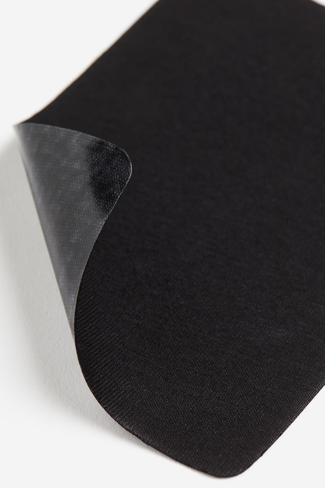 Jersey repair patch - Black/Light grey marl/White - 2