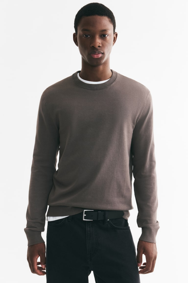 Fino pleteni džemper Regular Fit