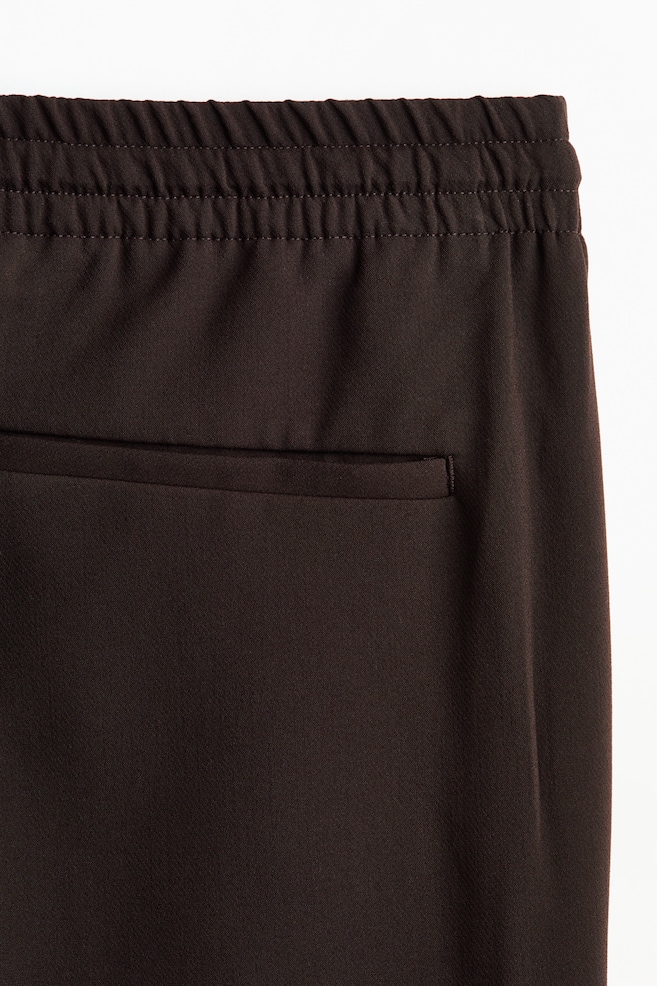 Relaxed-Fit Pants-Dark brown - 4