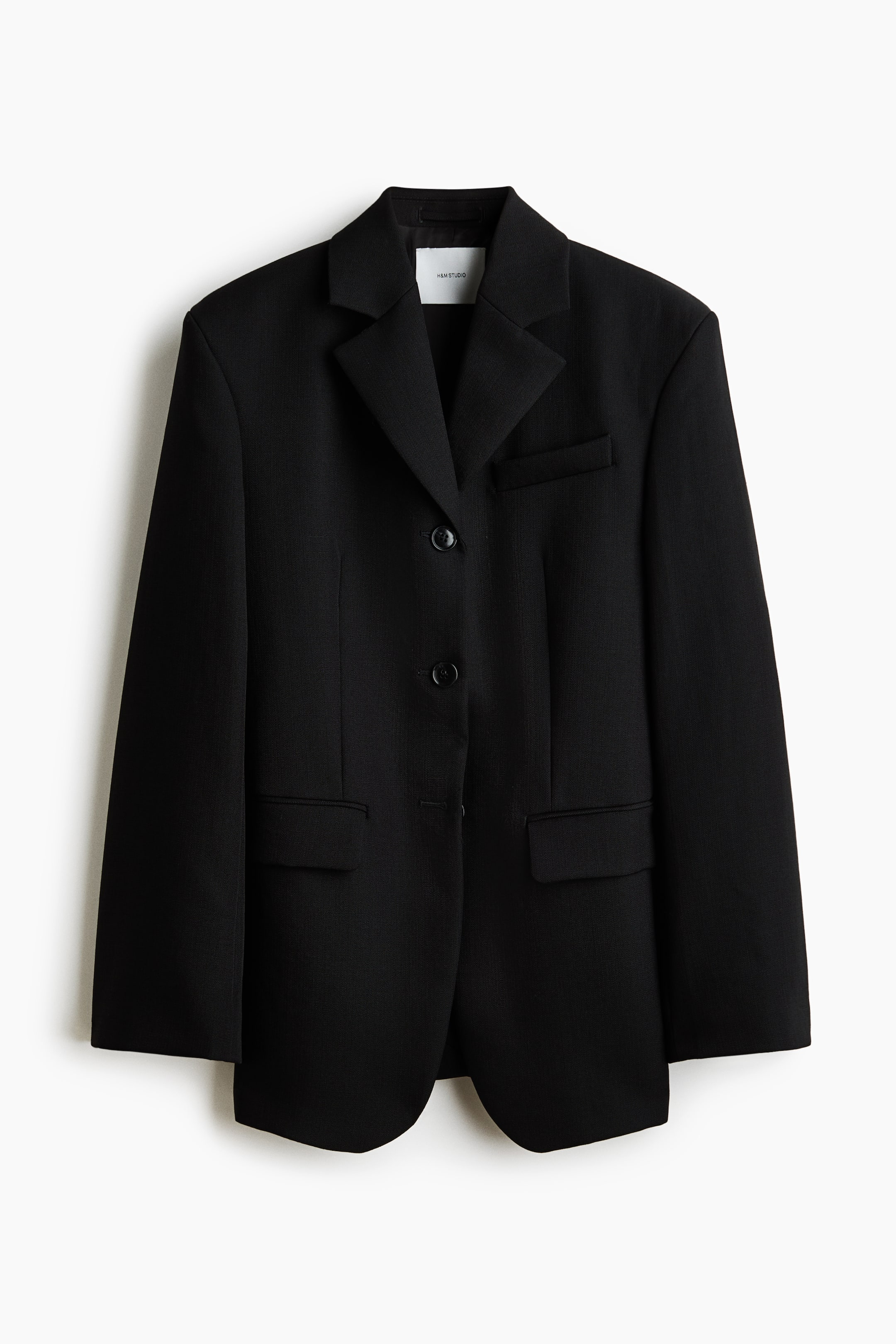 Single-Breasted Wool Blazer